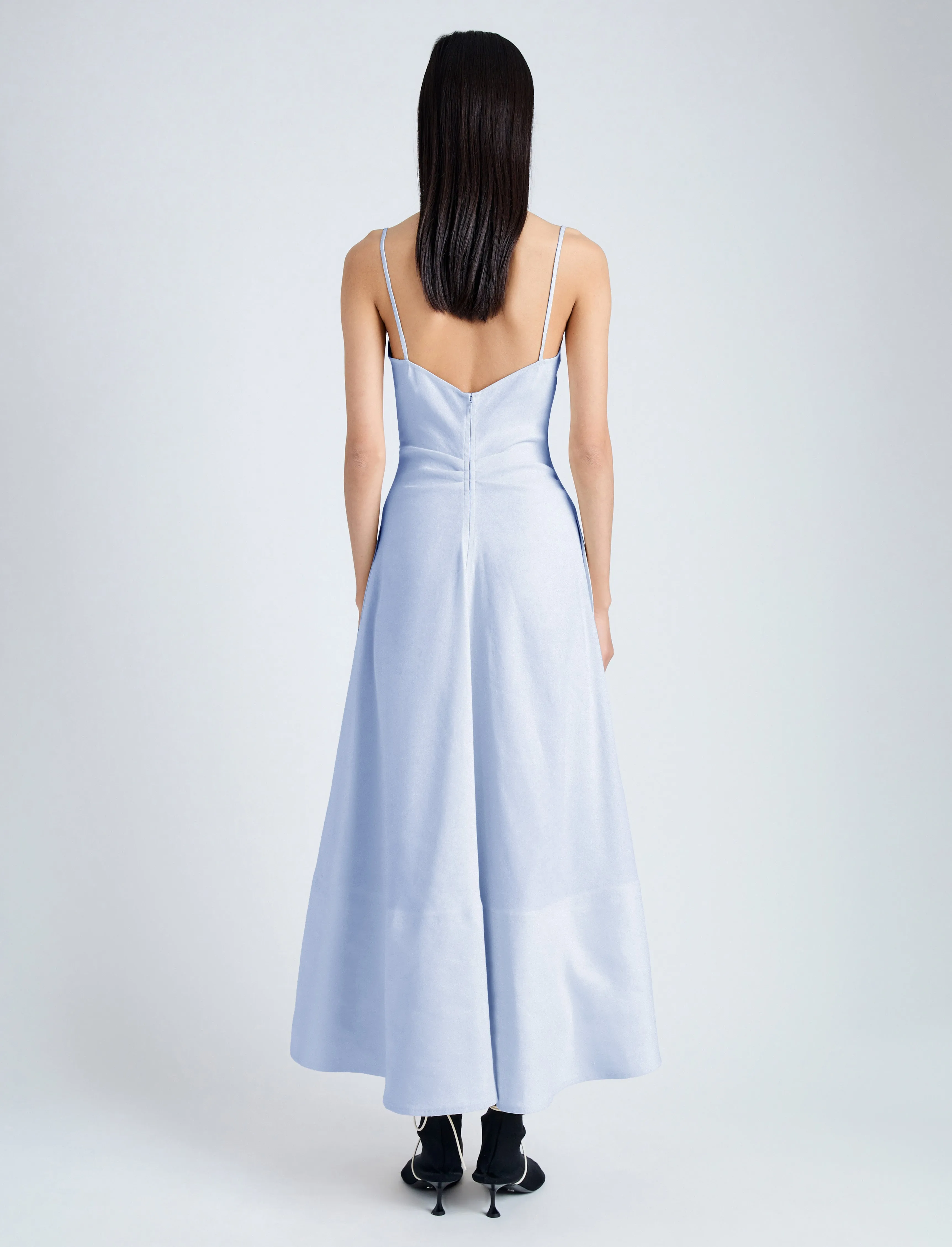 Ruby Dress in Eco Stretch Linen Viscose sold by Proenza Schouler product image thumbnail 4