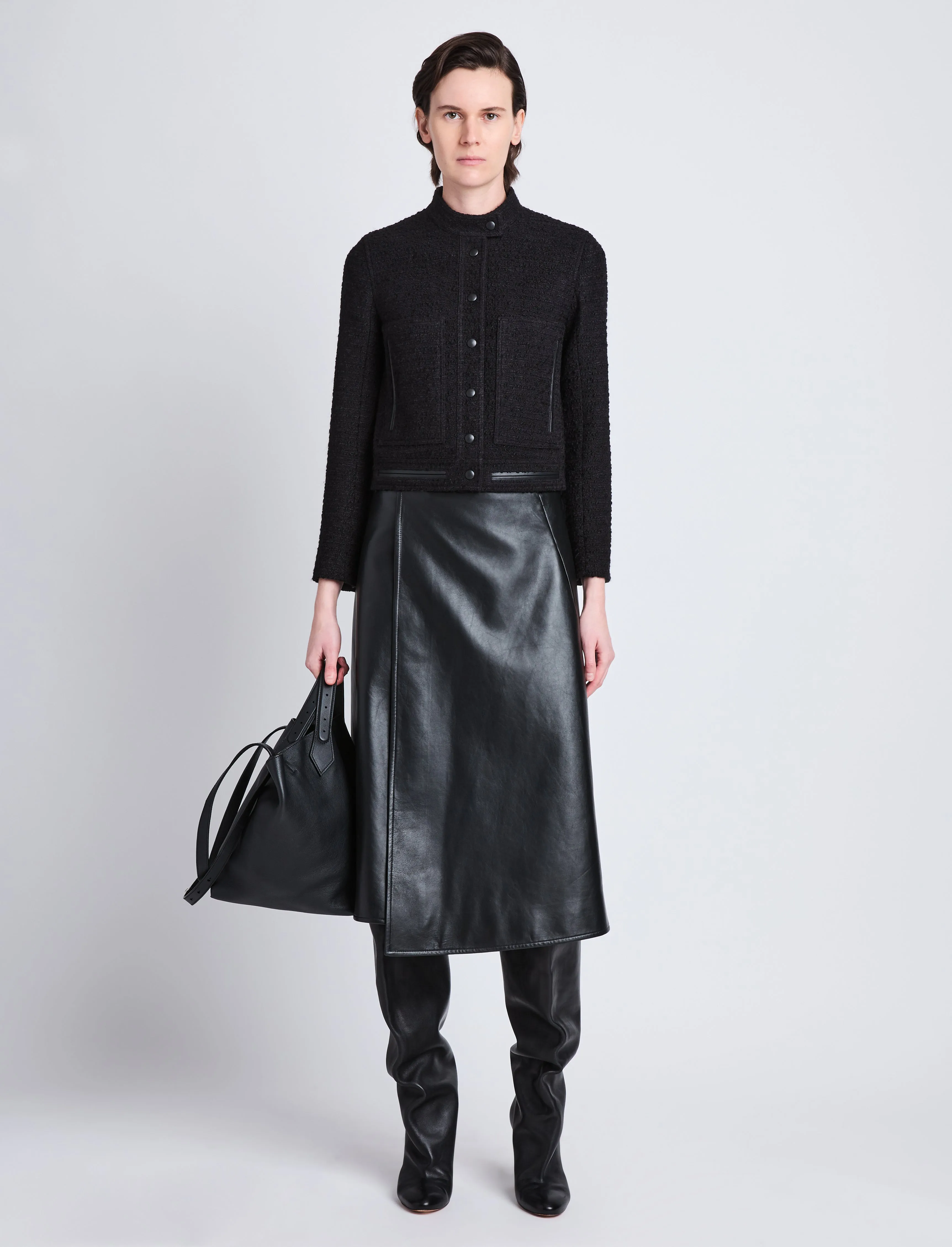 Alice Jacket in Tweed Suiting sold by Proenza Schouler product image thumbnail 3