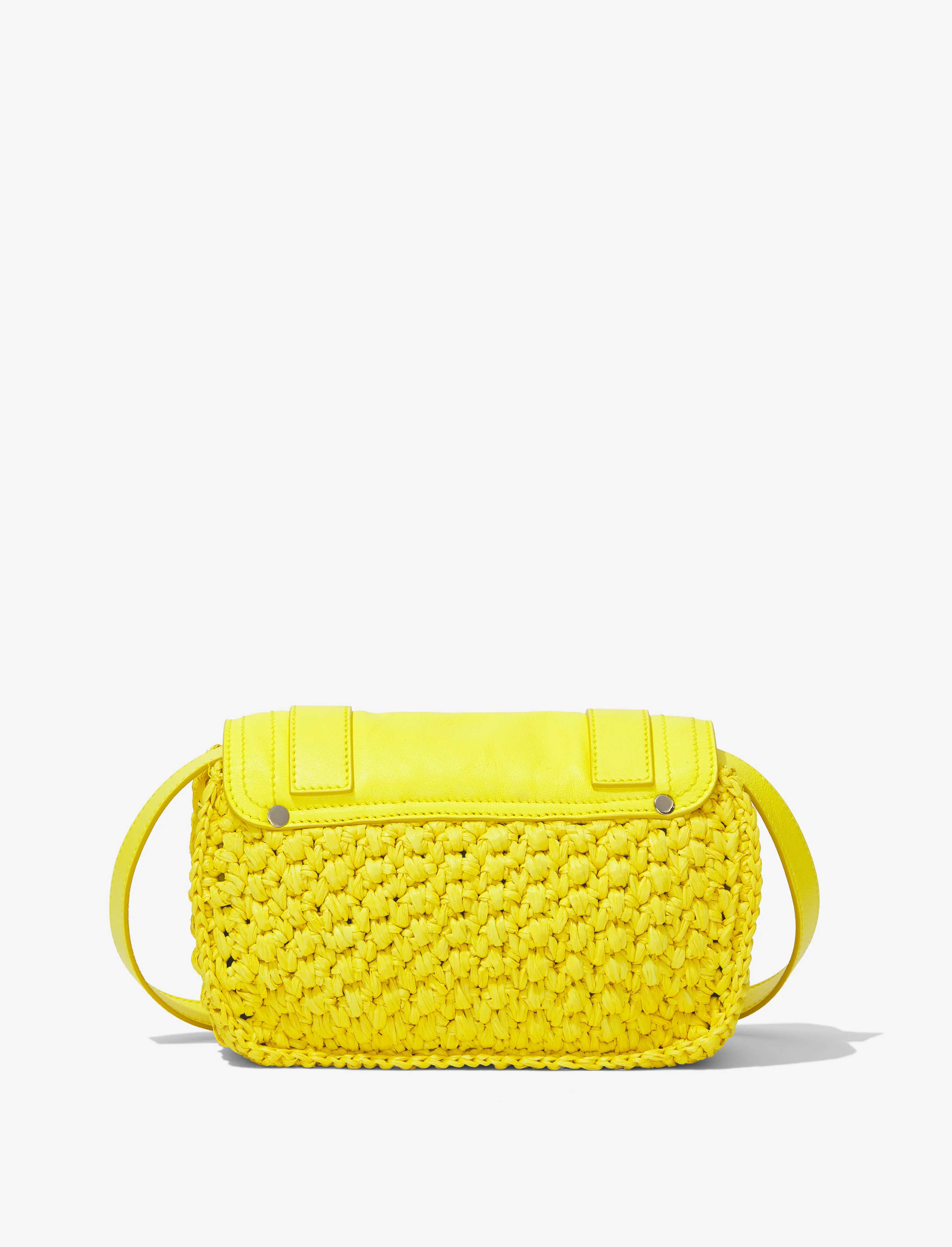 PS1 Mini Crossbody Bag in Raffia sold by Proenza Schouler product image thumbnail 4