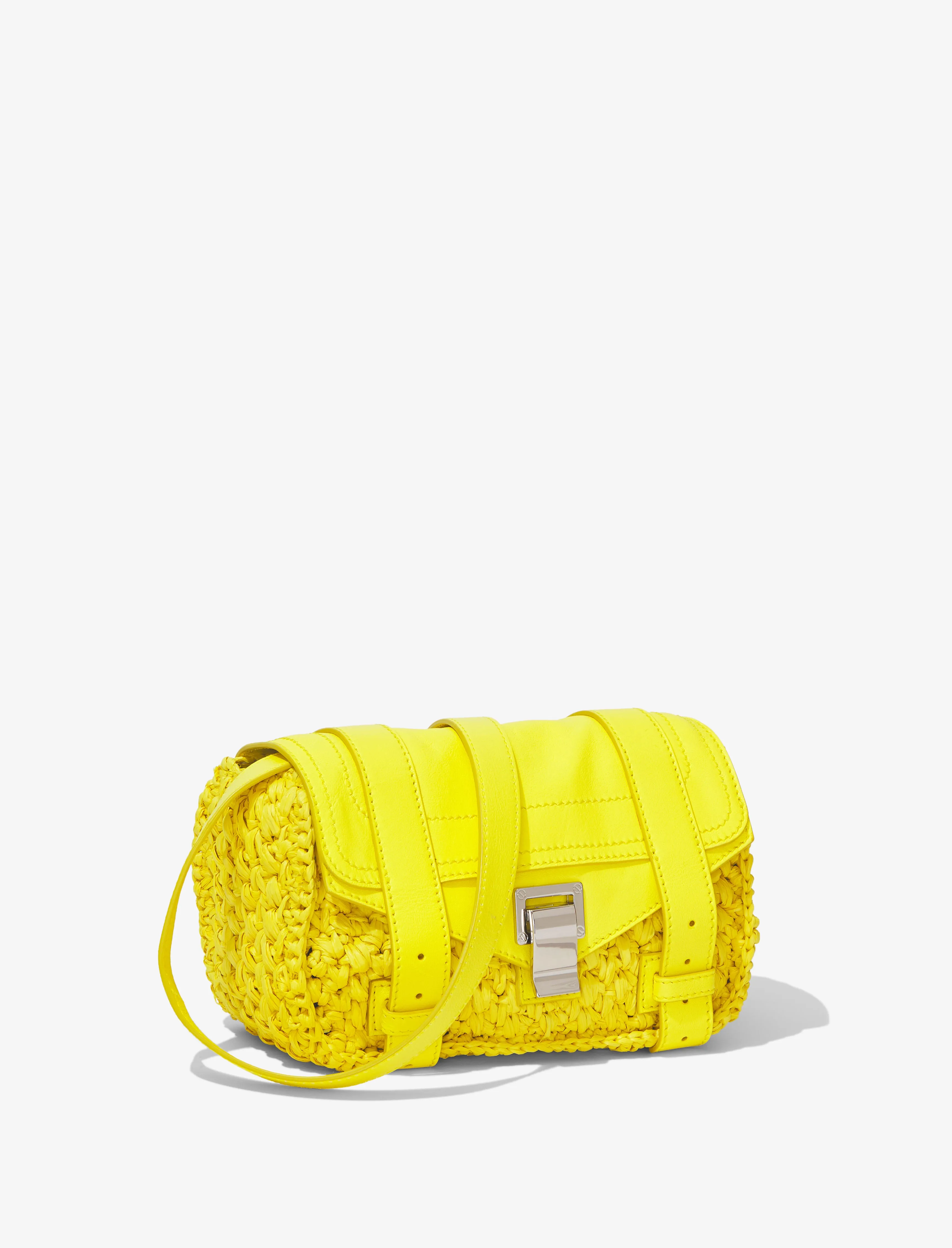 PS1 Mini Crossbody Bag in Raffia sold by Proenza Schouler product image thumbnail 3
