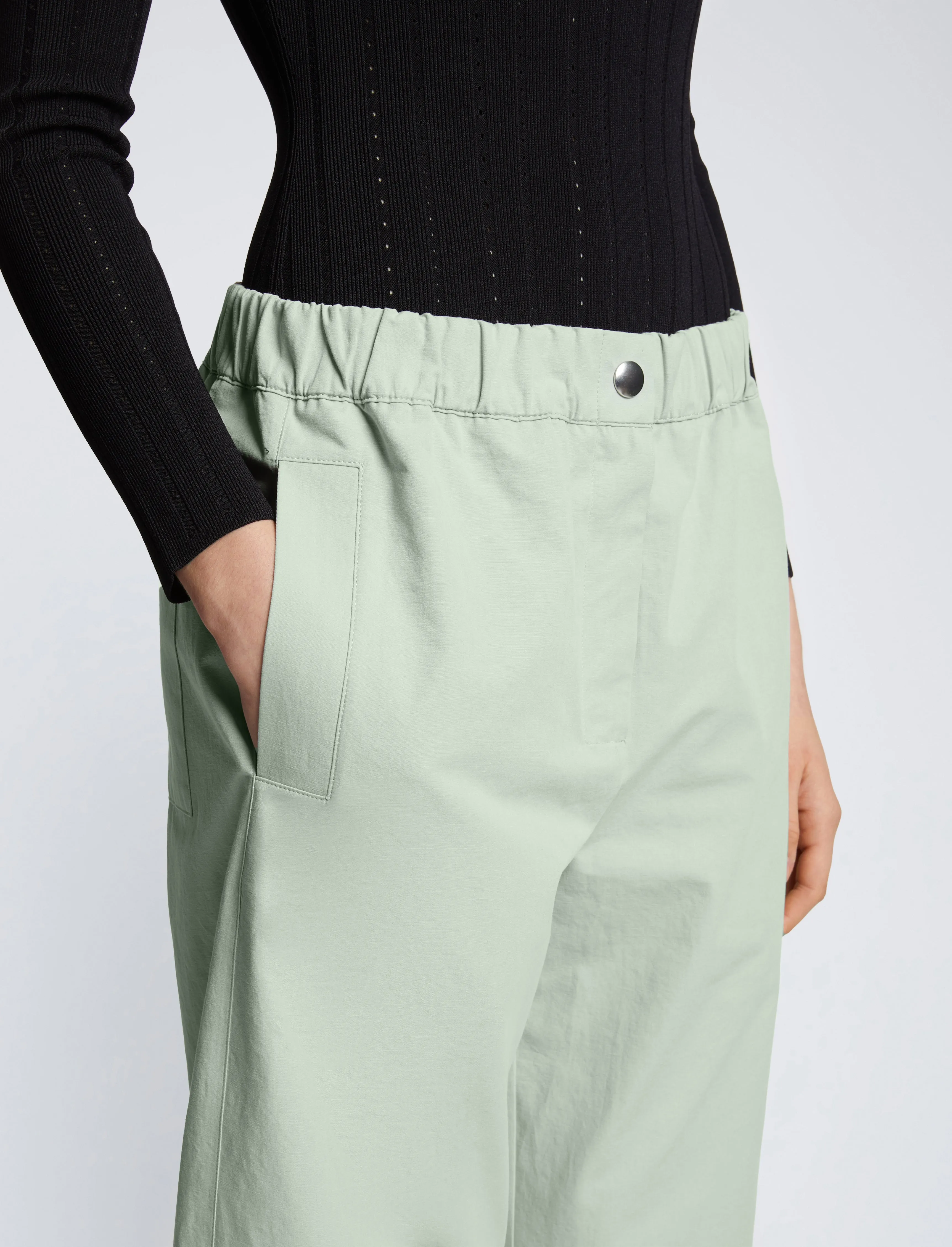 Solid Cotton Linen Easy Pants sold by Proenza Schouler product image thumbnail 5