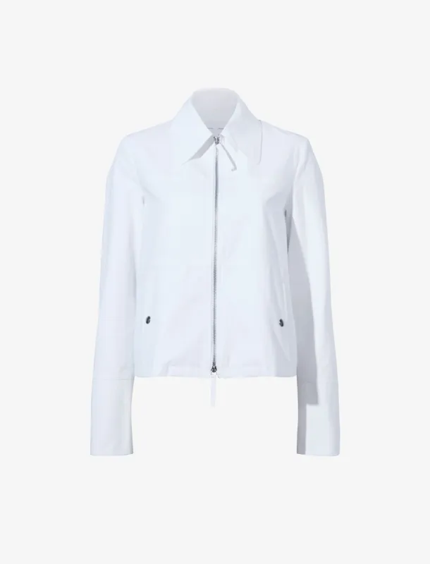 Barnes Jacket in Rumpled Cotton made by Proenza Schouler