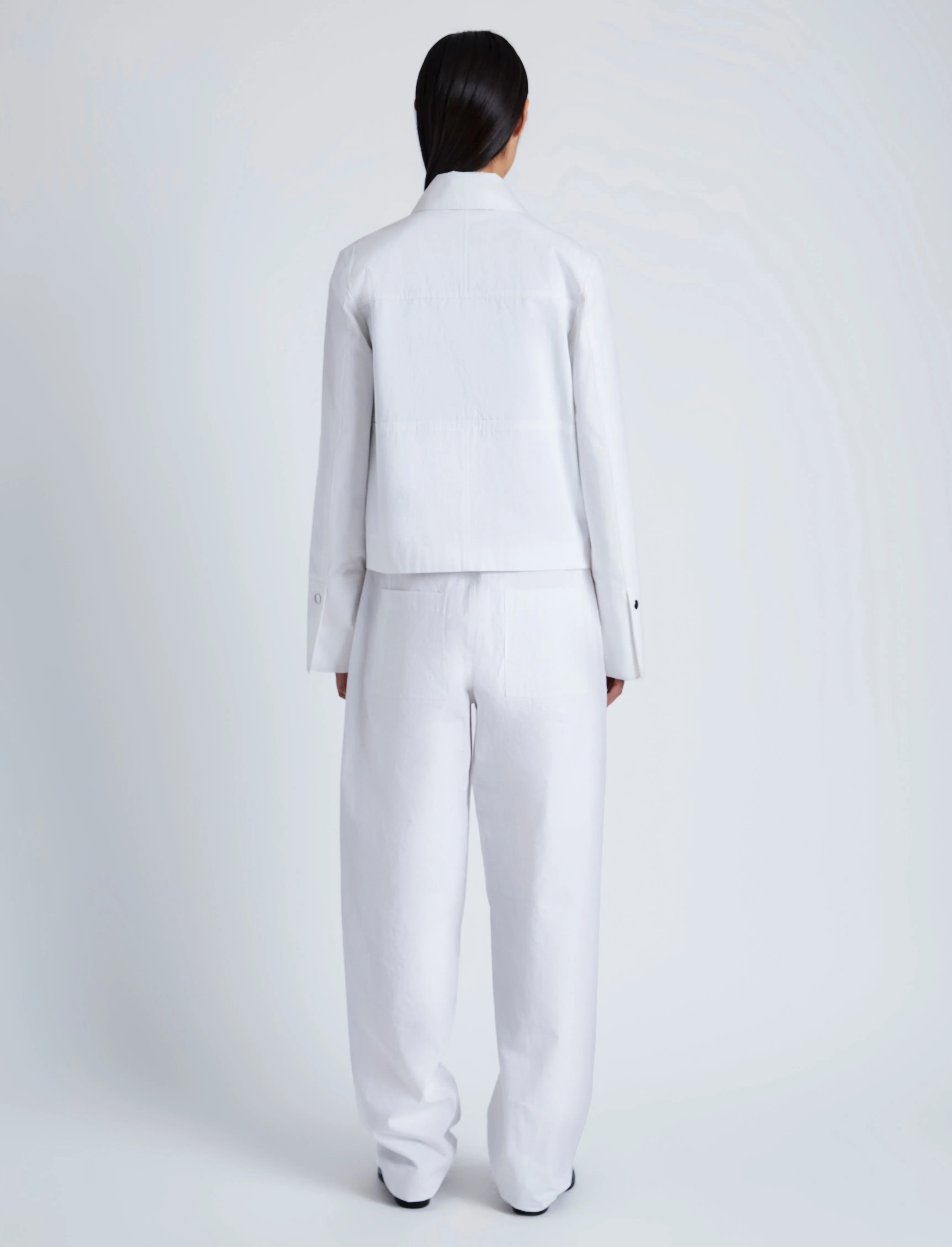 Barnes Jacket in Rumpled Cotton sold by Proenza Schouler product image thumbnail 5
