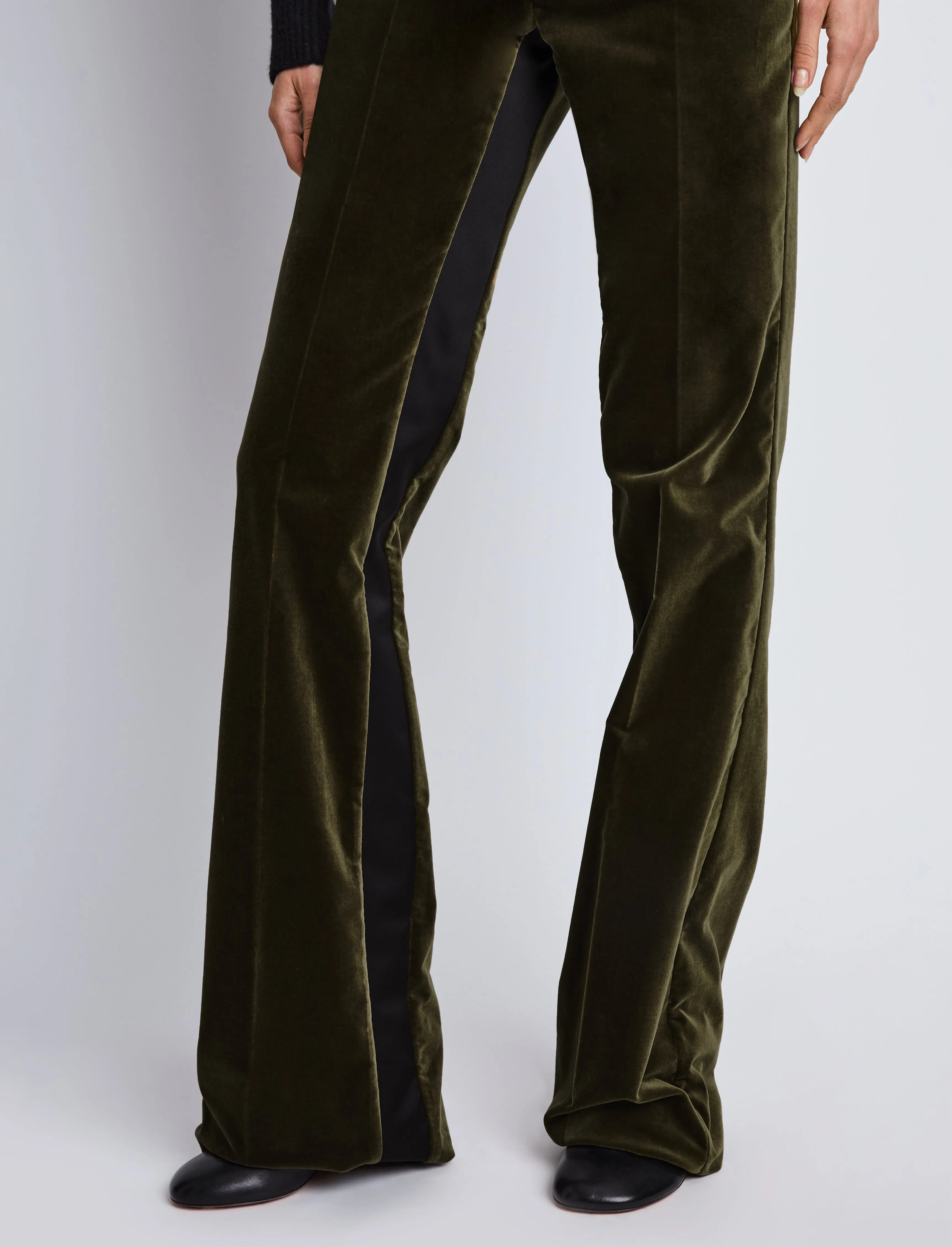 Marie Pant in Velvet Suiting sold by Proenza Schouler product image thumbnail 5