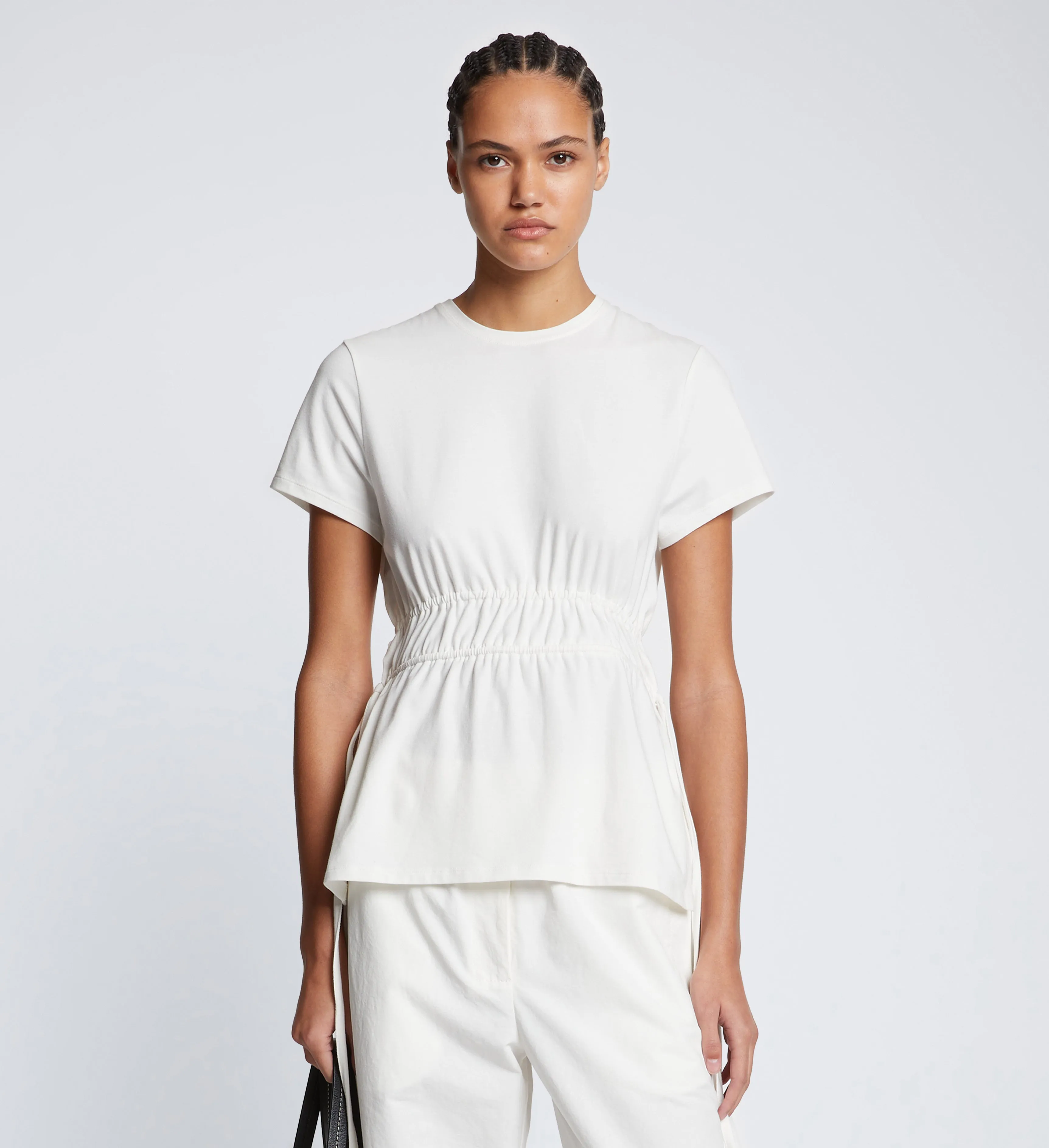 Ruched Side Tie T-Shirt sold by Proenza Schouler product image thumbnail 2