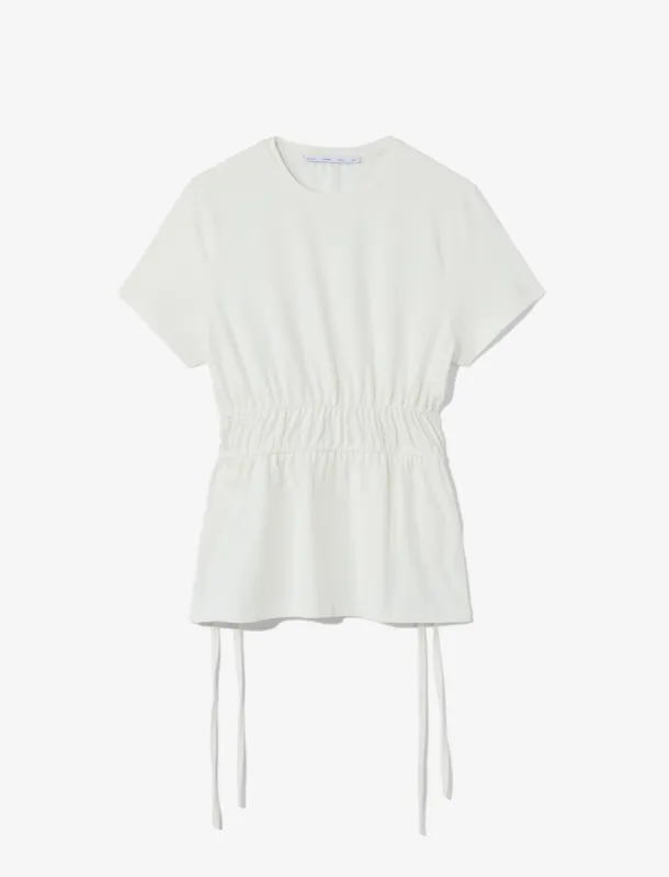 Ruched Side Tie T-Shirt sold by Proenza Schouler