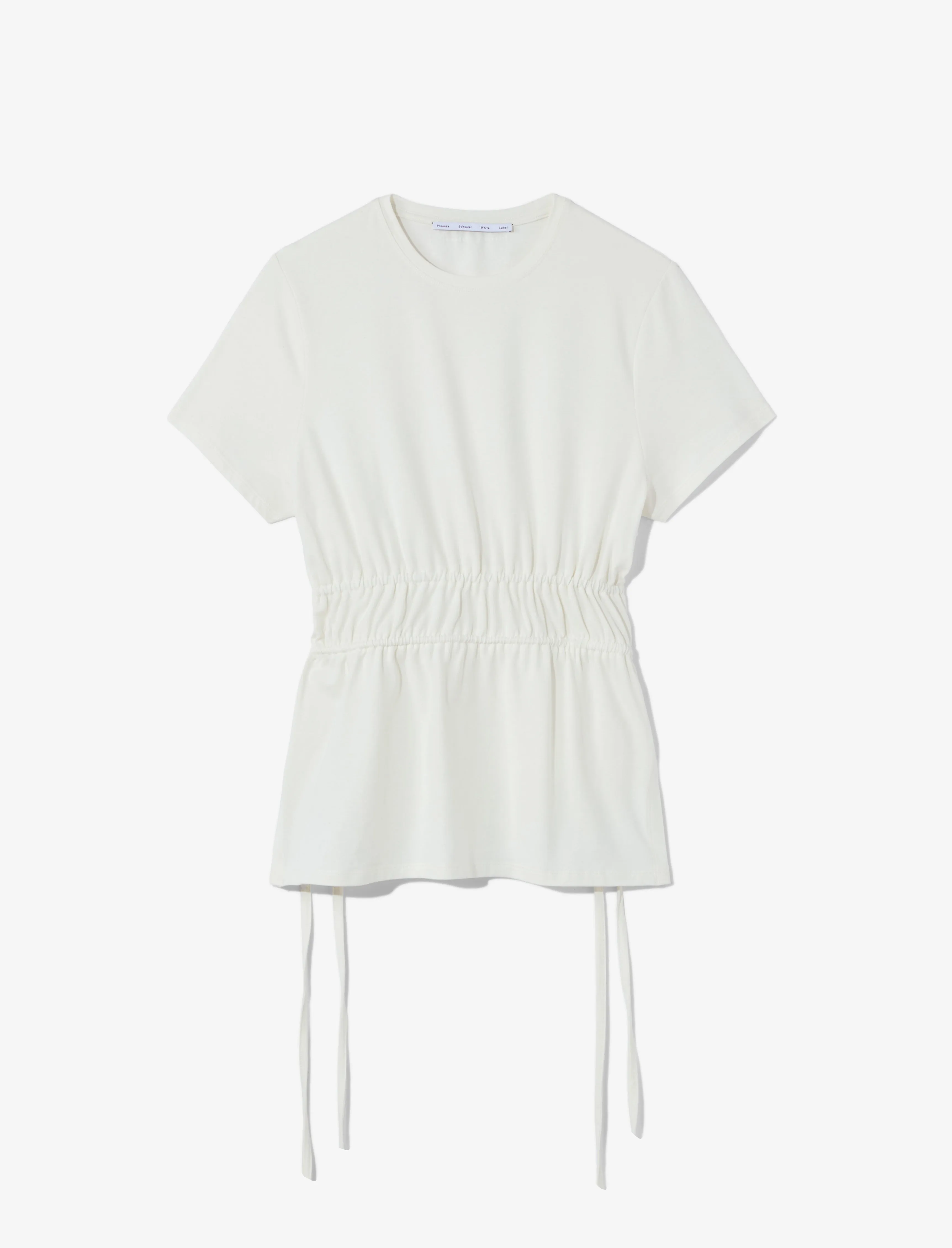 Ruched Side Tie T-Shirt sold by Proenza Schouler