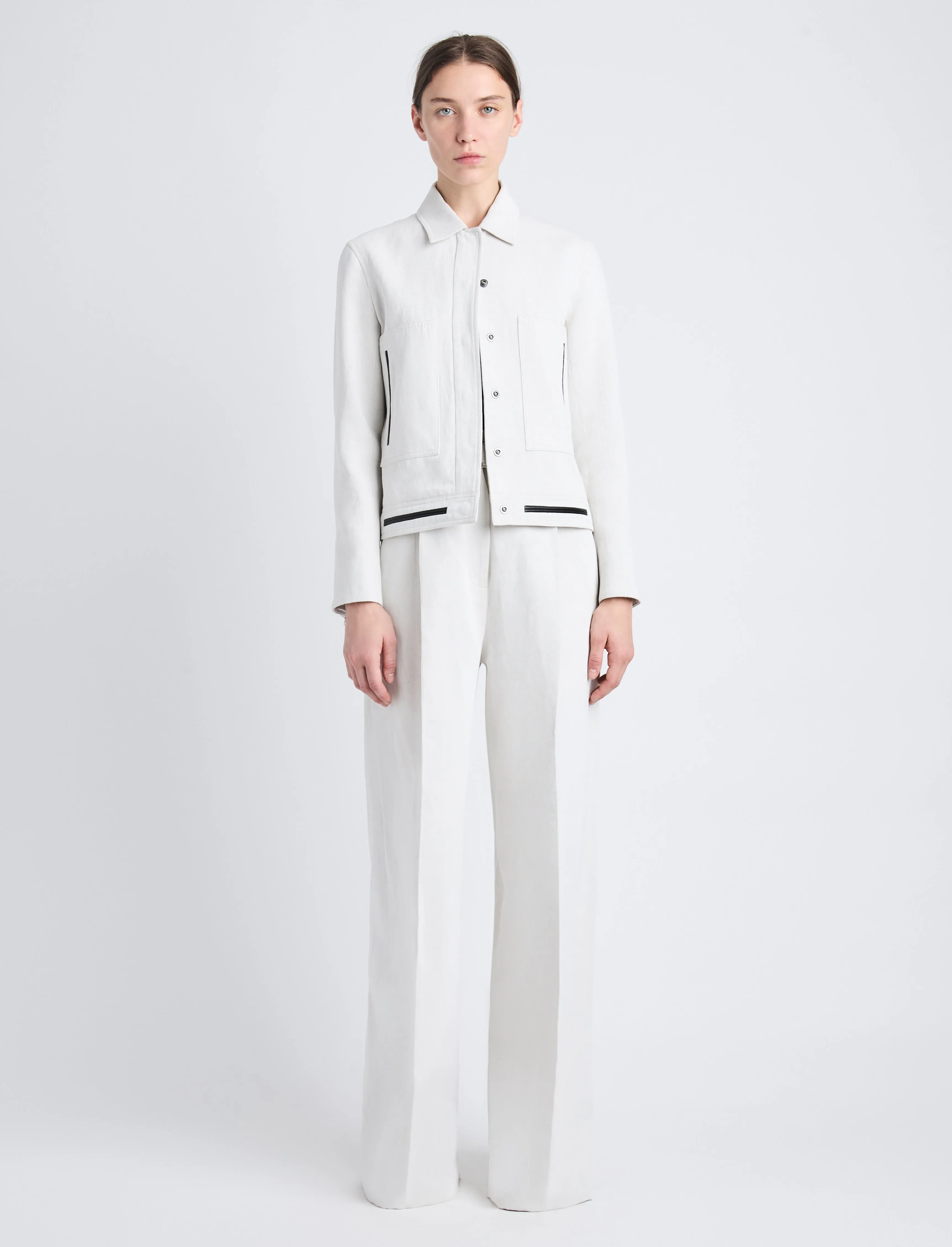 Wiley Jacket in Cotton Linen sold by Proenza Schouler product image thumbnail 3