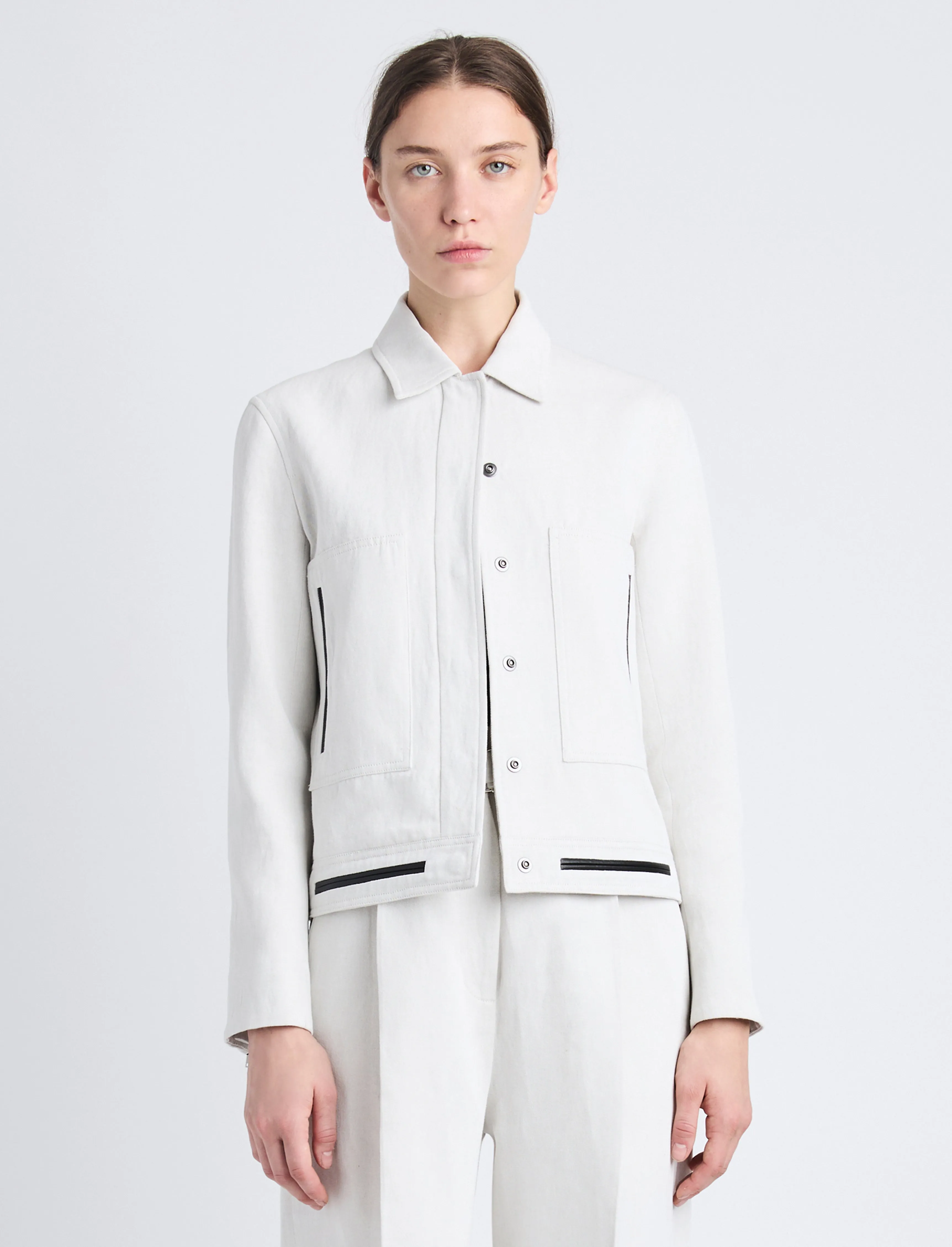 Wiley Jacket in Cotton Linen sold by Proenza Schouler product image thumbnail 2