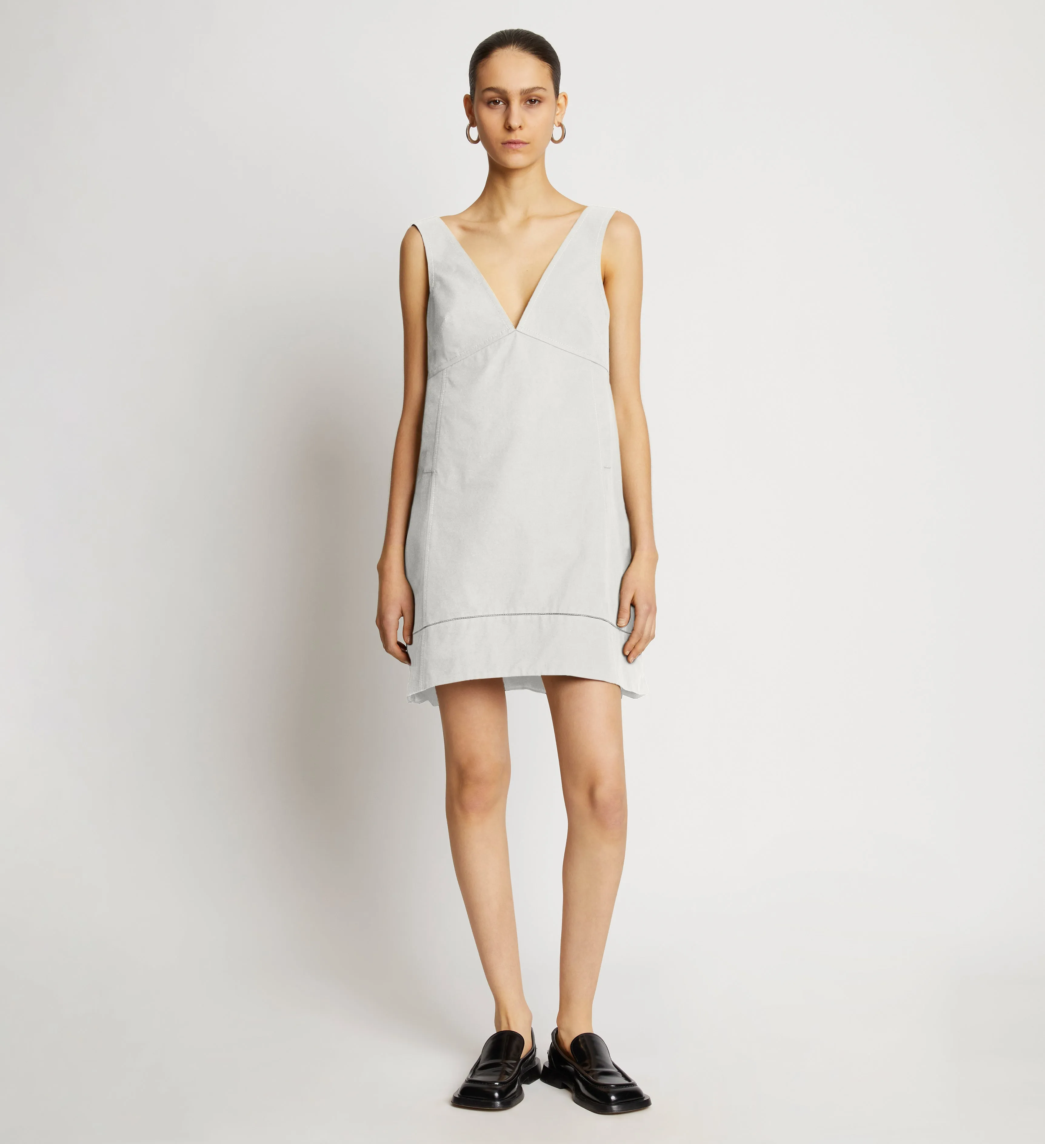 Cotton Linen Mini Dress sold by Proenza Schouler product image thumbnail 2