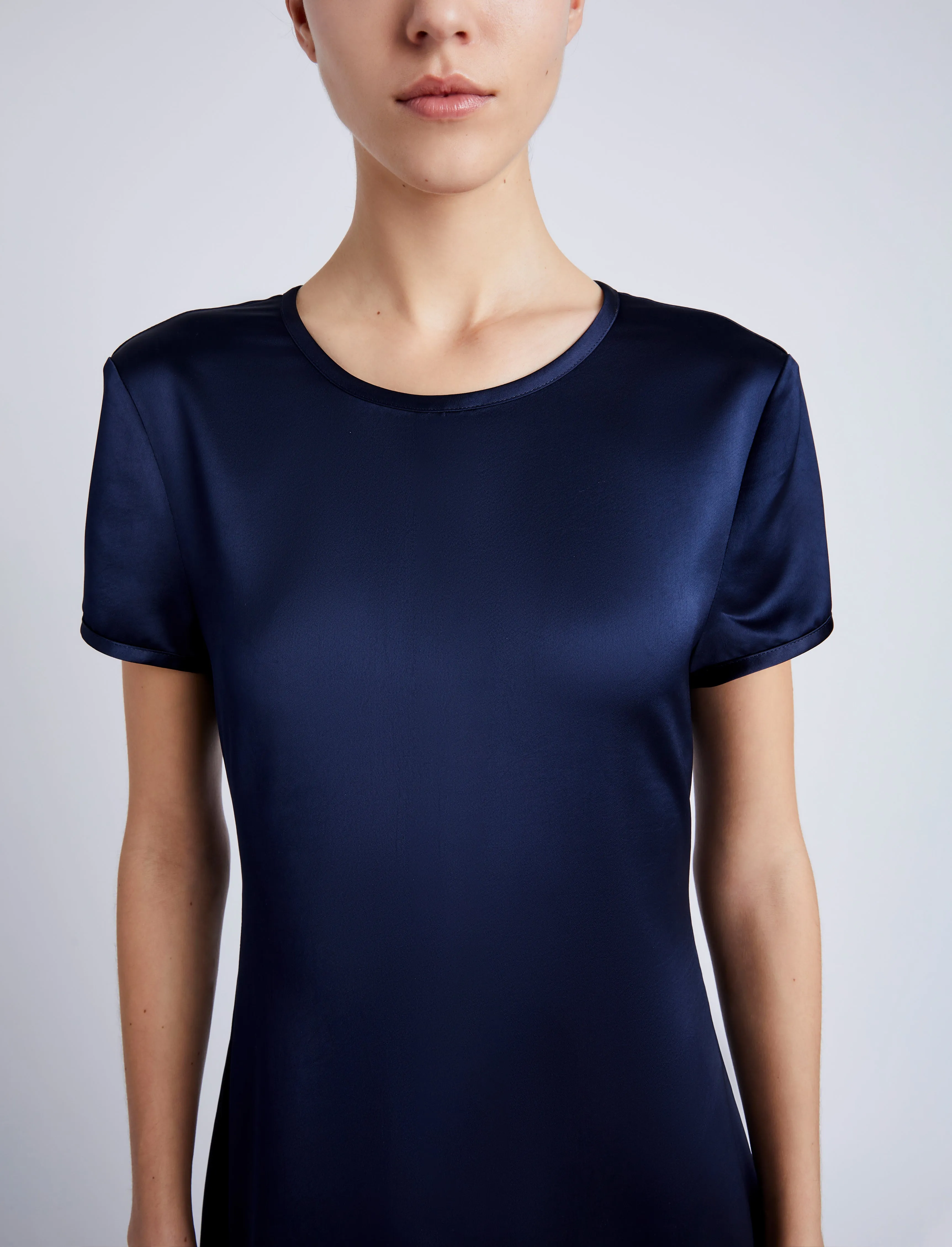 Delphine Dress in Satin sold by Proenza Schouler product image thumbnail 5