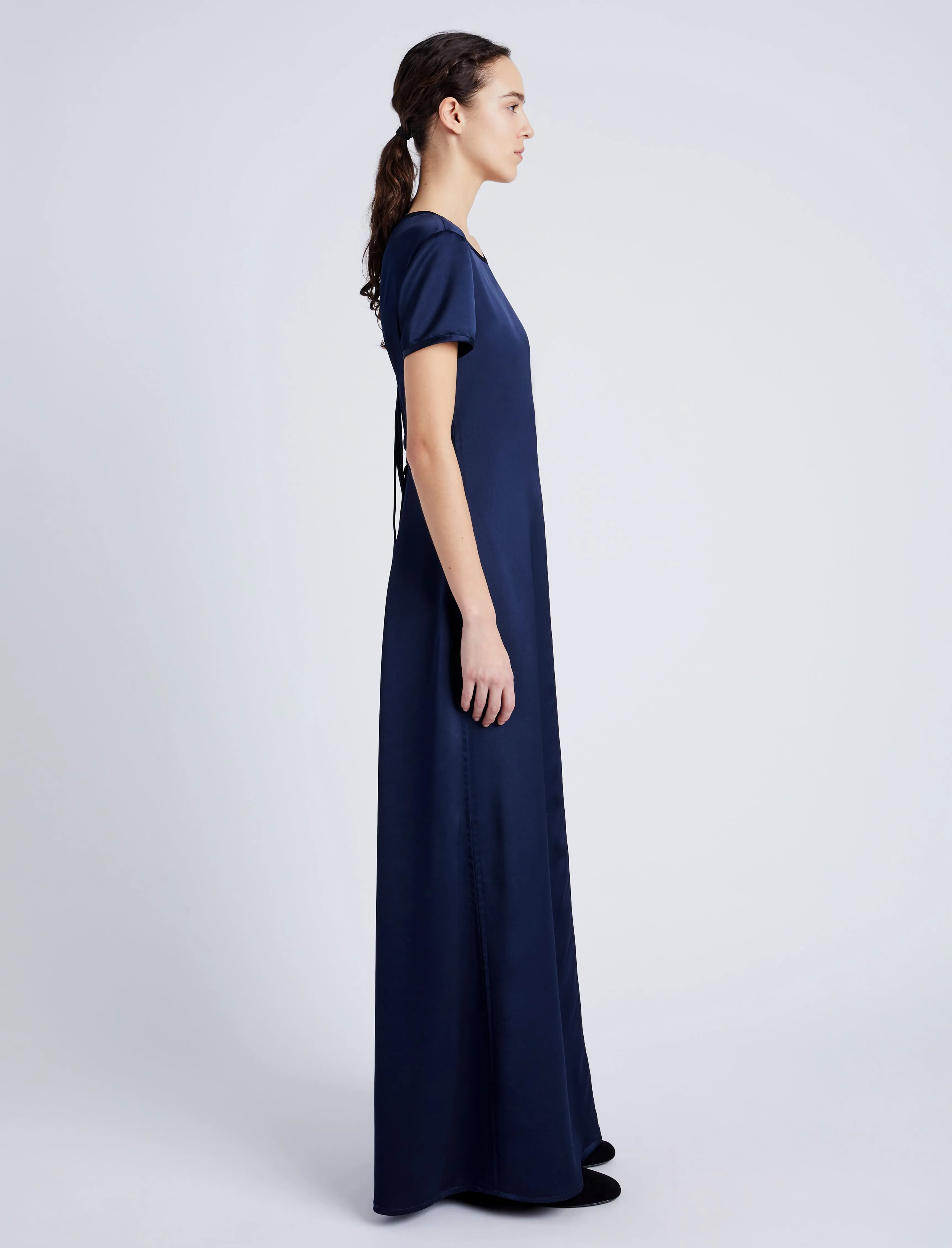 Delphine Dress in Satin sold by Proenza Schouler product image thumbnail 3