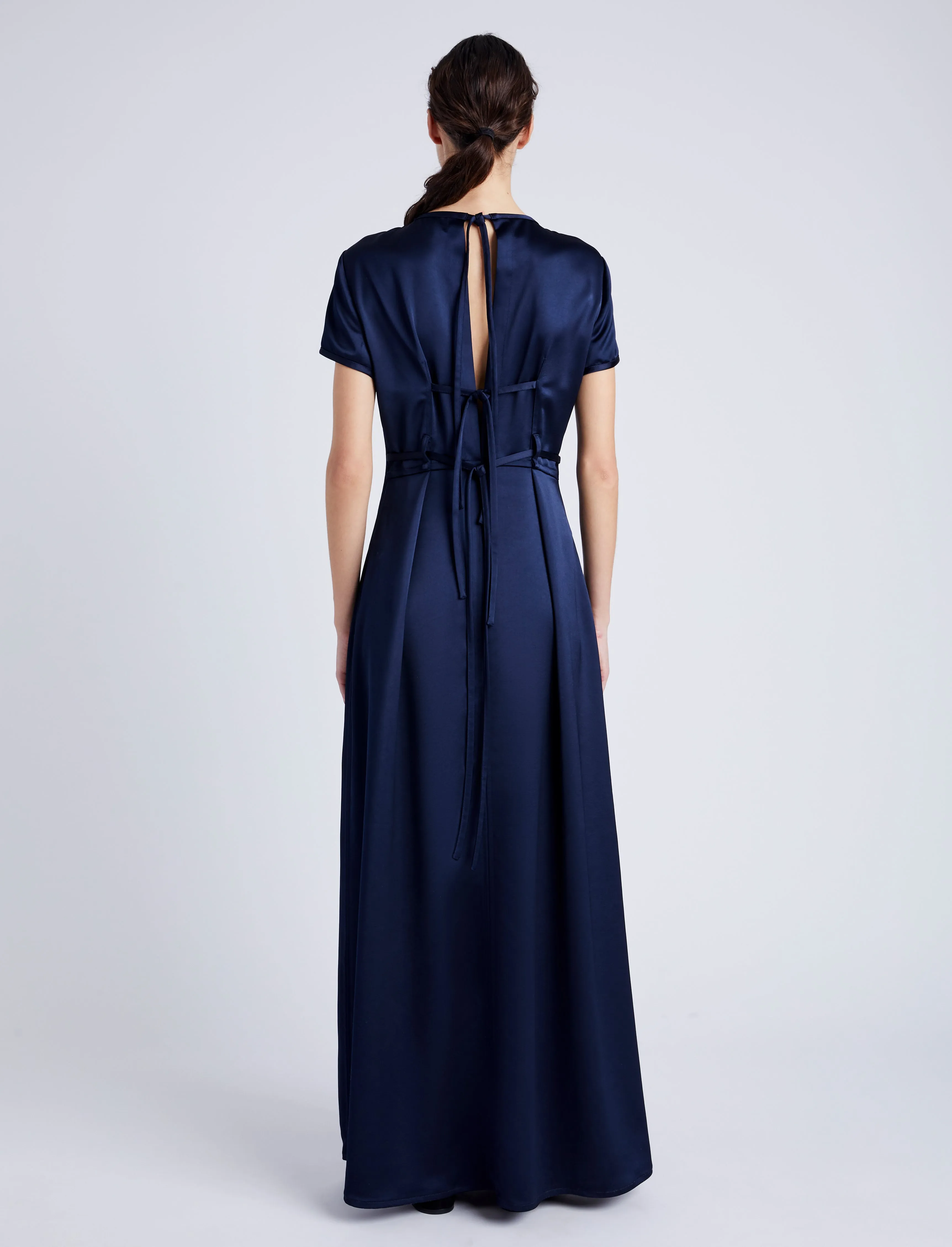 Delphine Dress in Satin sold by Proenza Schouler product image thumbnail 4