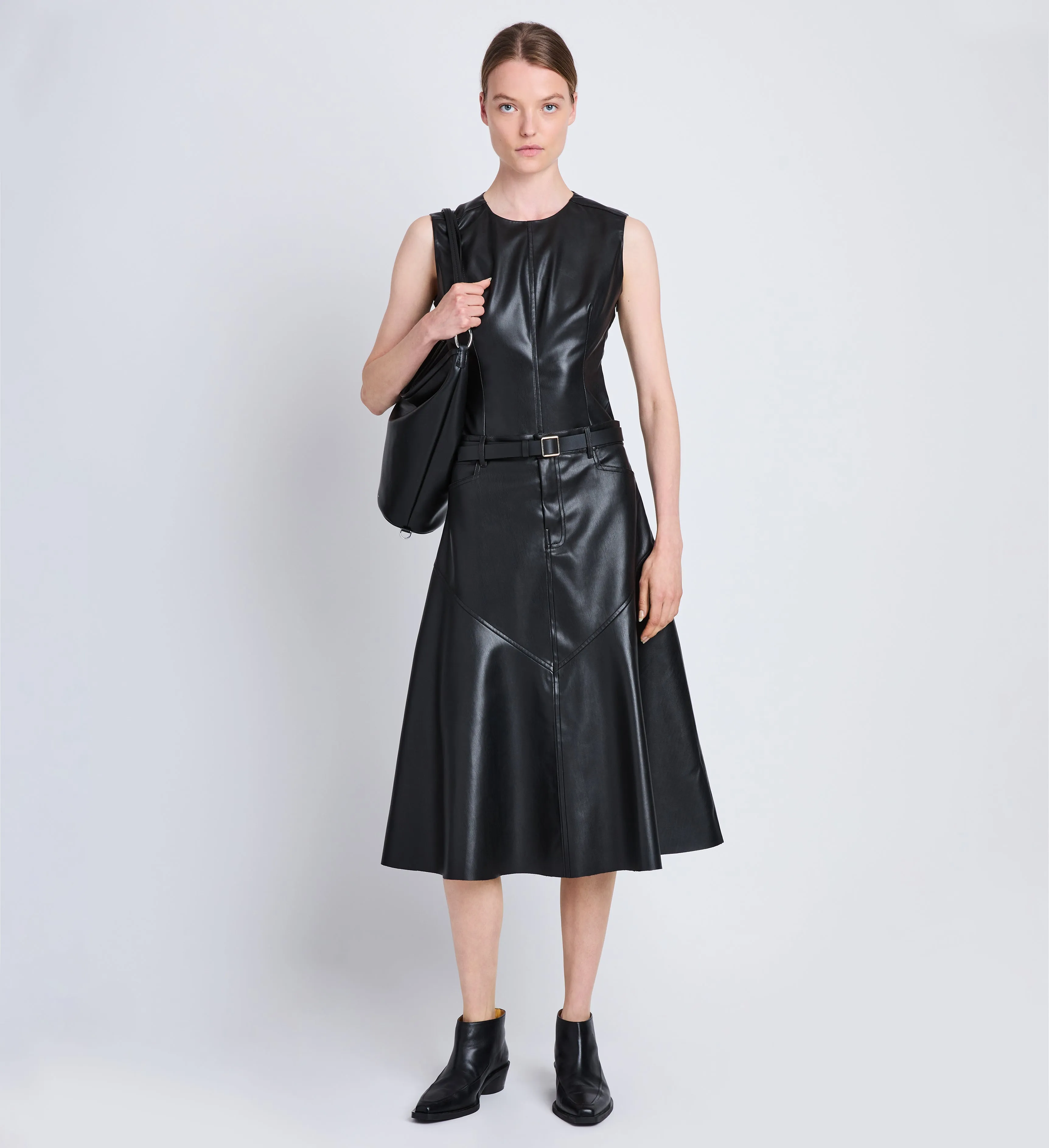 Jesse Skirt in Faux Leather sold by Proenza Schouler product image thumbnail 2