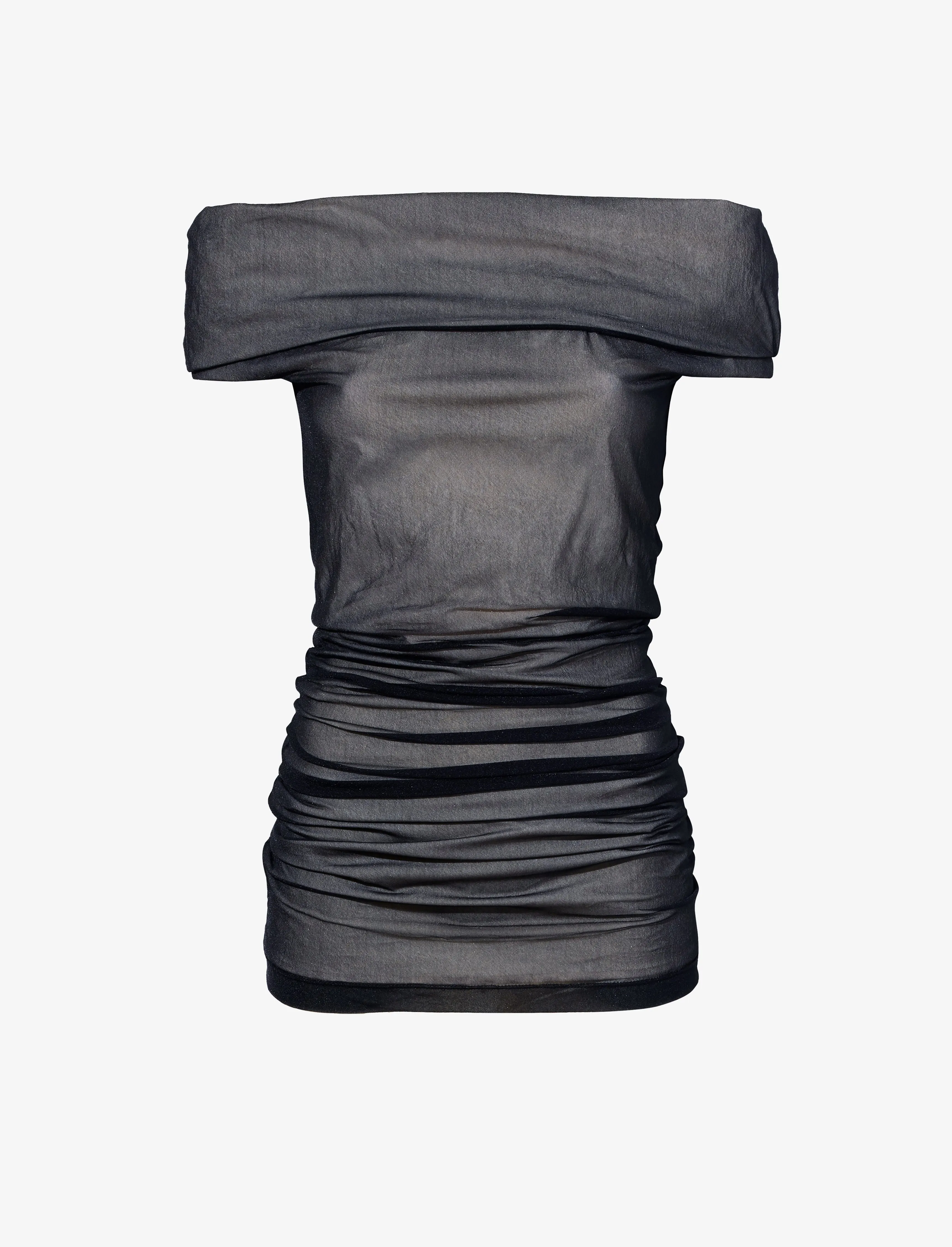 Allegra Off The Shoulder Top in Silk Nylon sold by Proenza Schouler