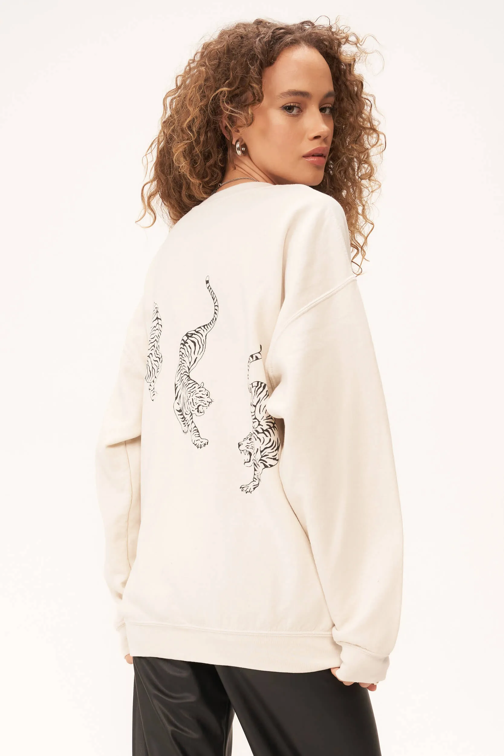 Tigers Oversized Sweatshirt sold by Project Social T product image thumbnail 5