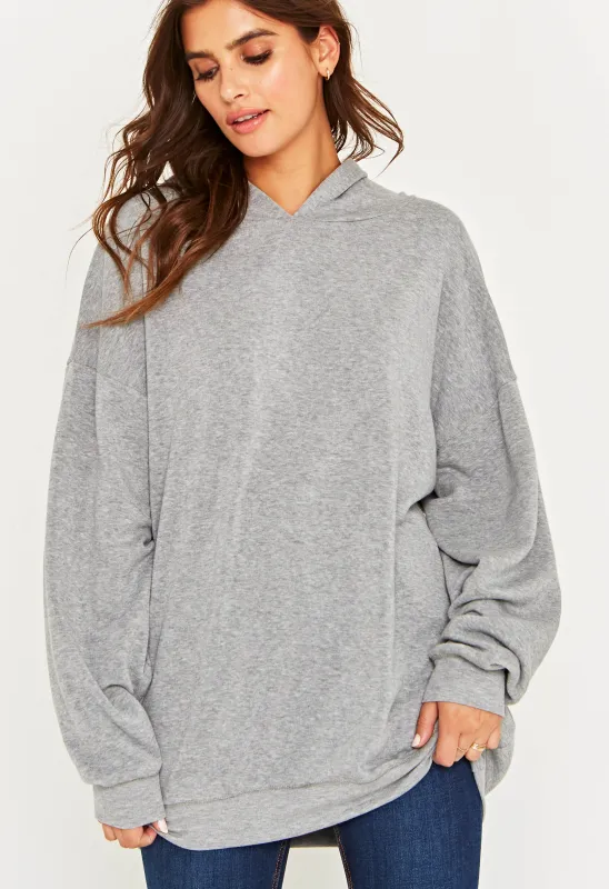 Everything Oversized Hoodie - Heather Grey sold by Project Social T