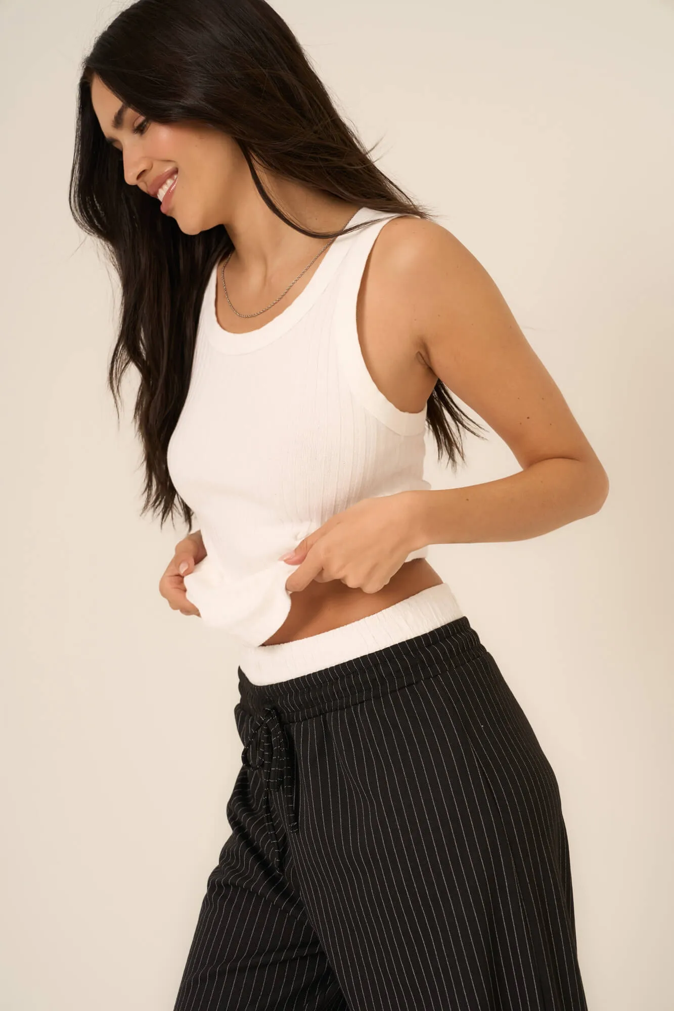Cooper Sweater Rib Tank sold by Project Social T product image thumbnail 4