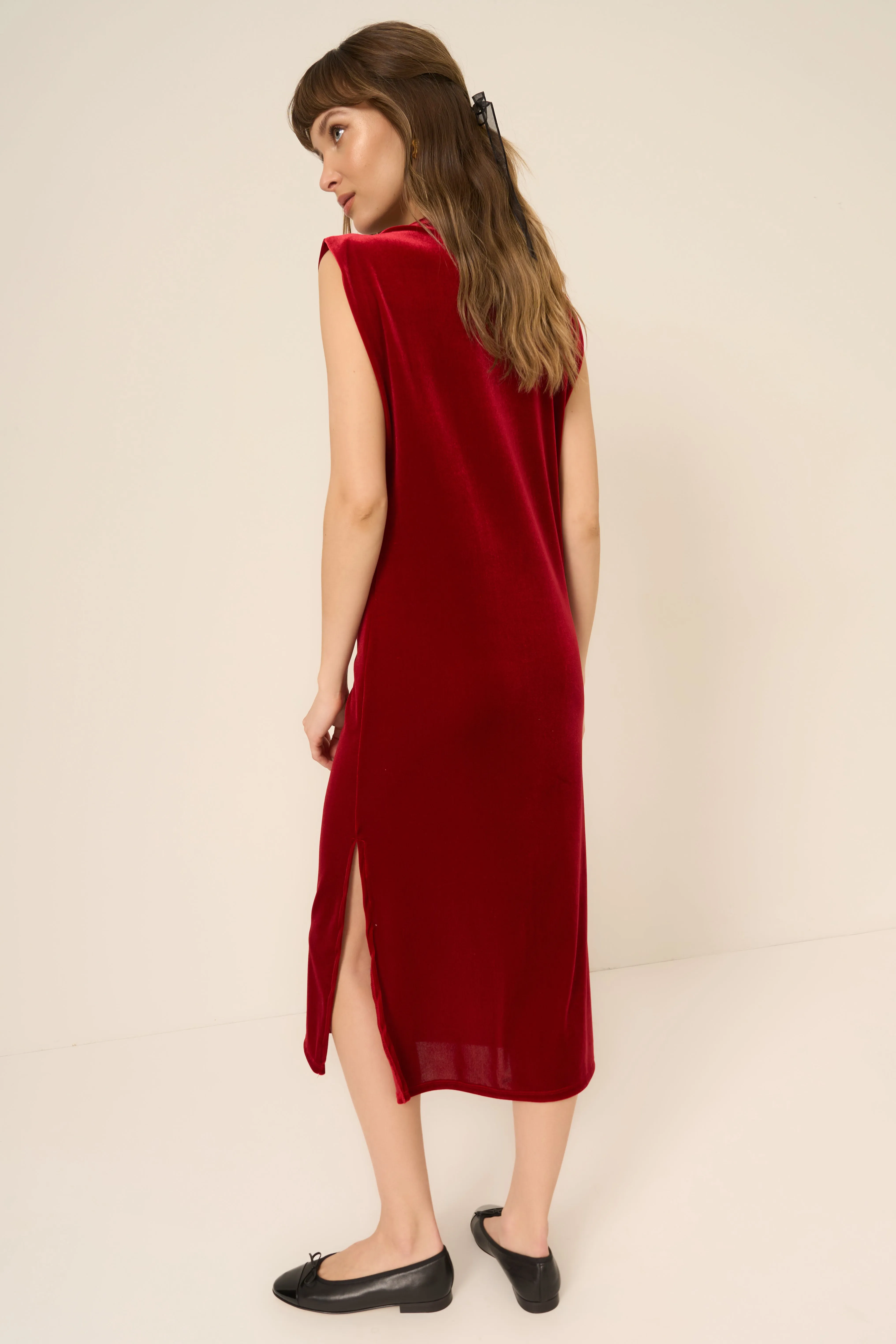 Heading Out Velvet Dress sold by Project Social T product image thumbnail 3