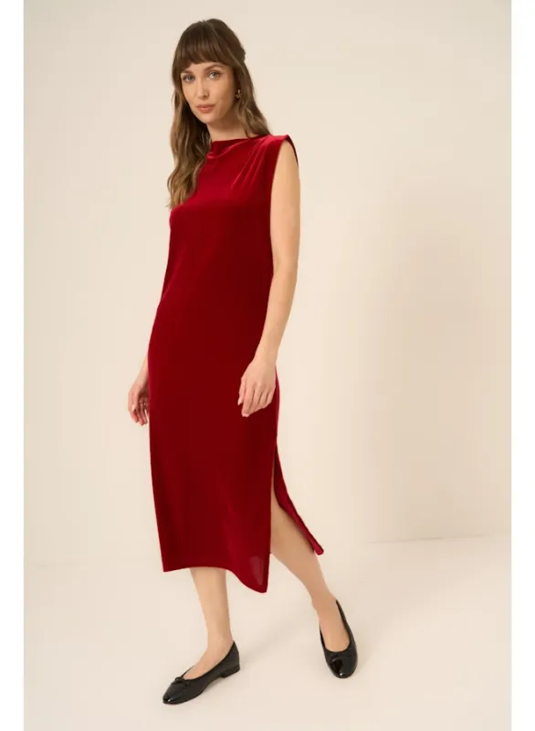 Heading Out Velvet Dress made by Project Social T