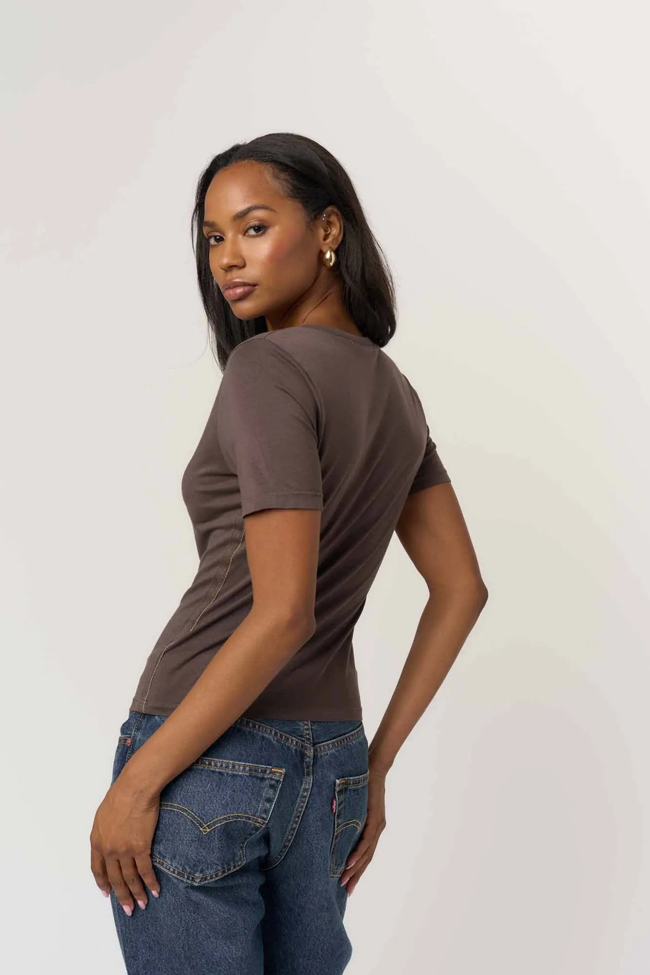 It Girl V-Neck Tee sold by Project Social T product image thumbnail 2