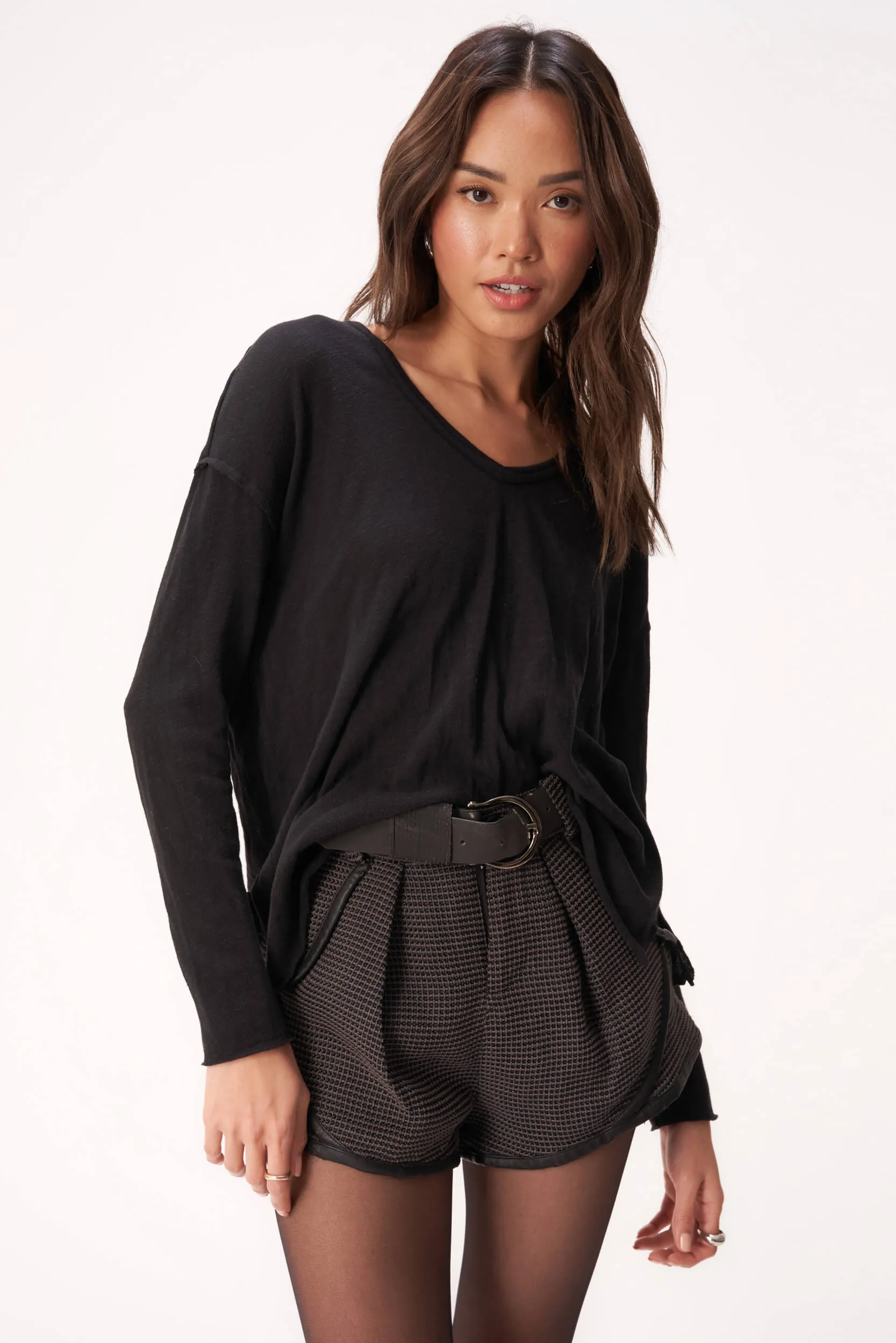 Mae Textured V Long Sleeve 2-Pack sold by Project Social T product image thumbnail 5