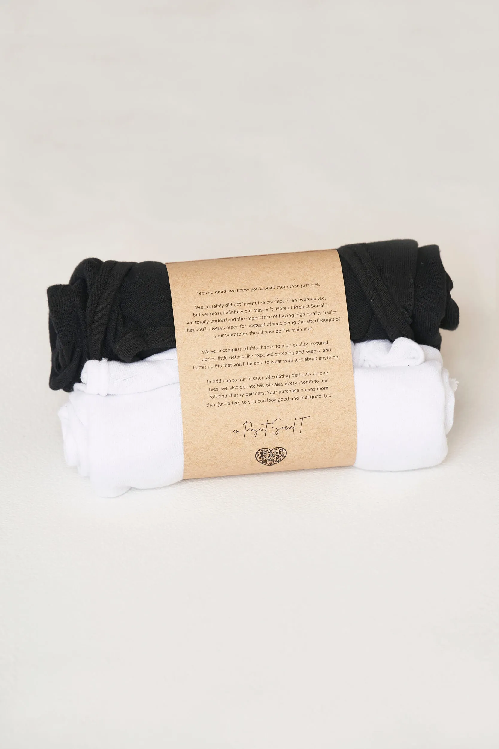 Mae Textured V Long Sleeve 2-Pack sold by Project Social T product image thumbnail 2