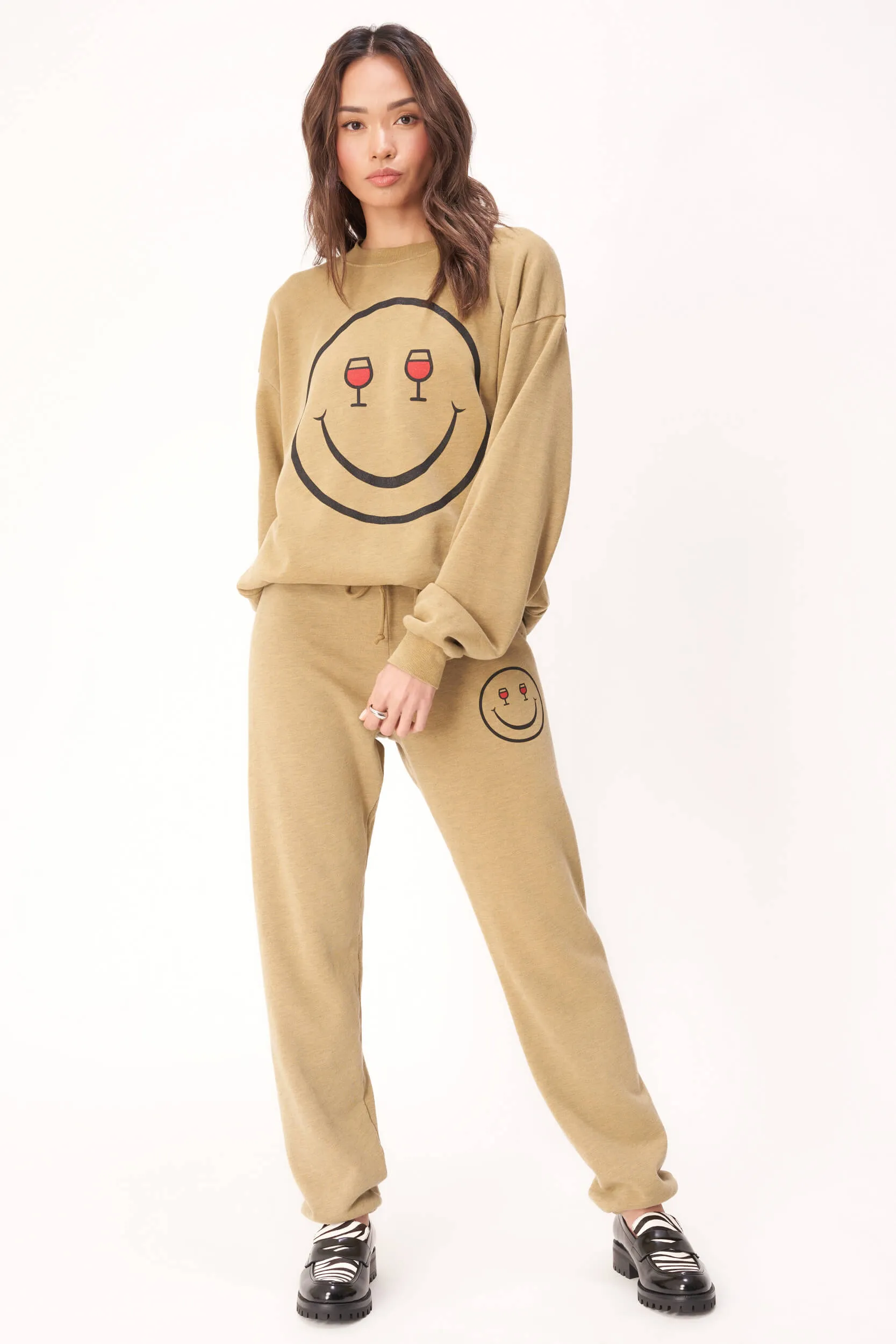 Wine Eyes Jogger - Heather Iced Coffee sold by Project Social T product image thumbnail 2