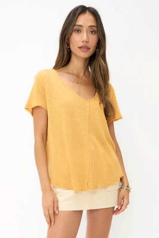 Wearever Tee - Golden Chamomile sold by Project Social T