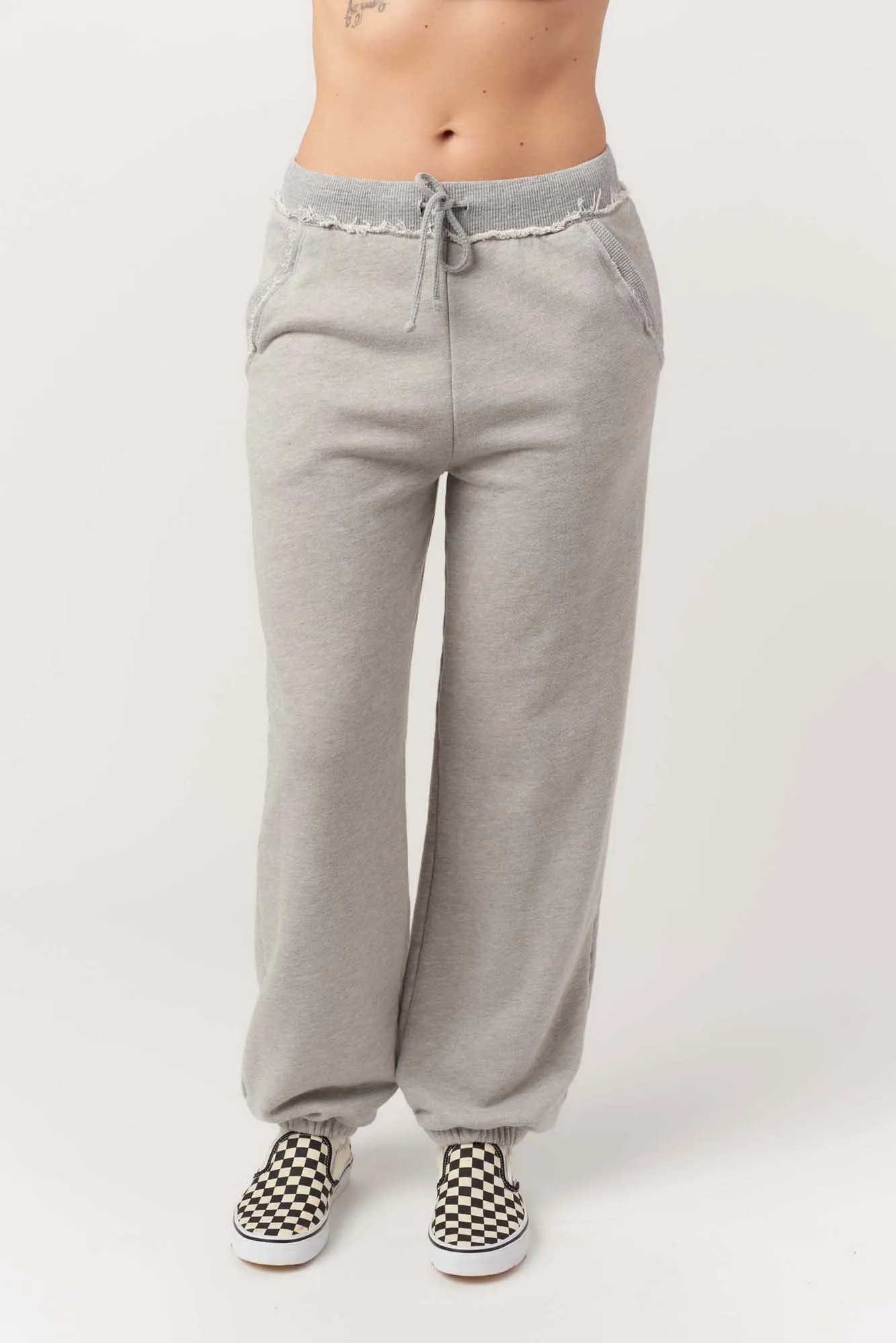 Paris Heathered Jogger - Heather Grey sold by Project Social T