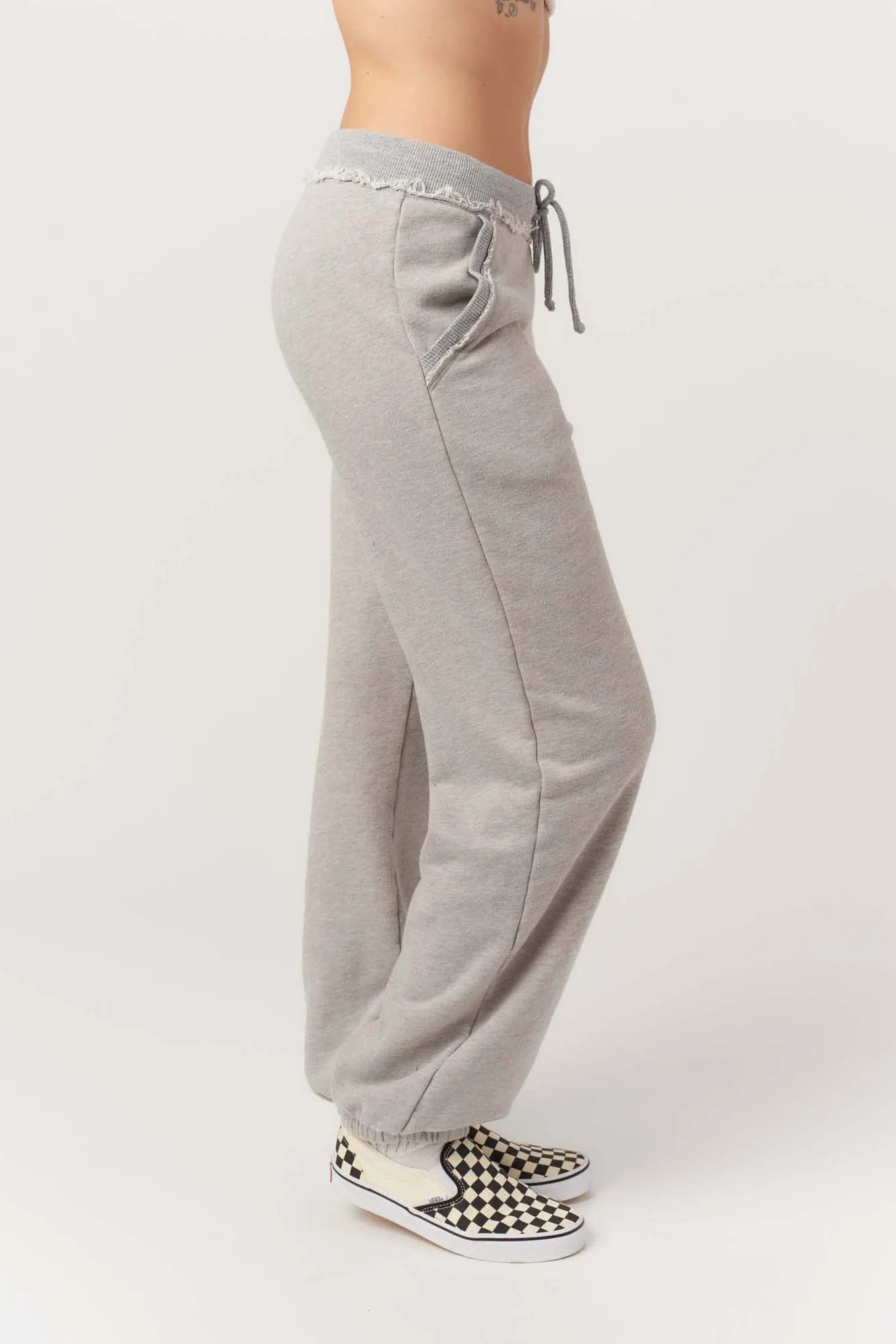 Paris Heathered Jogger - Heather Grey sold by Project Social T product image thumbnail 2
