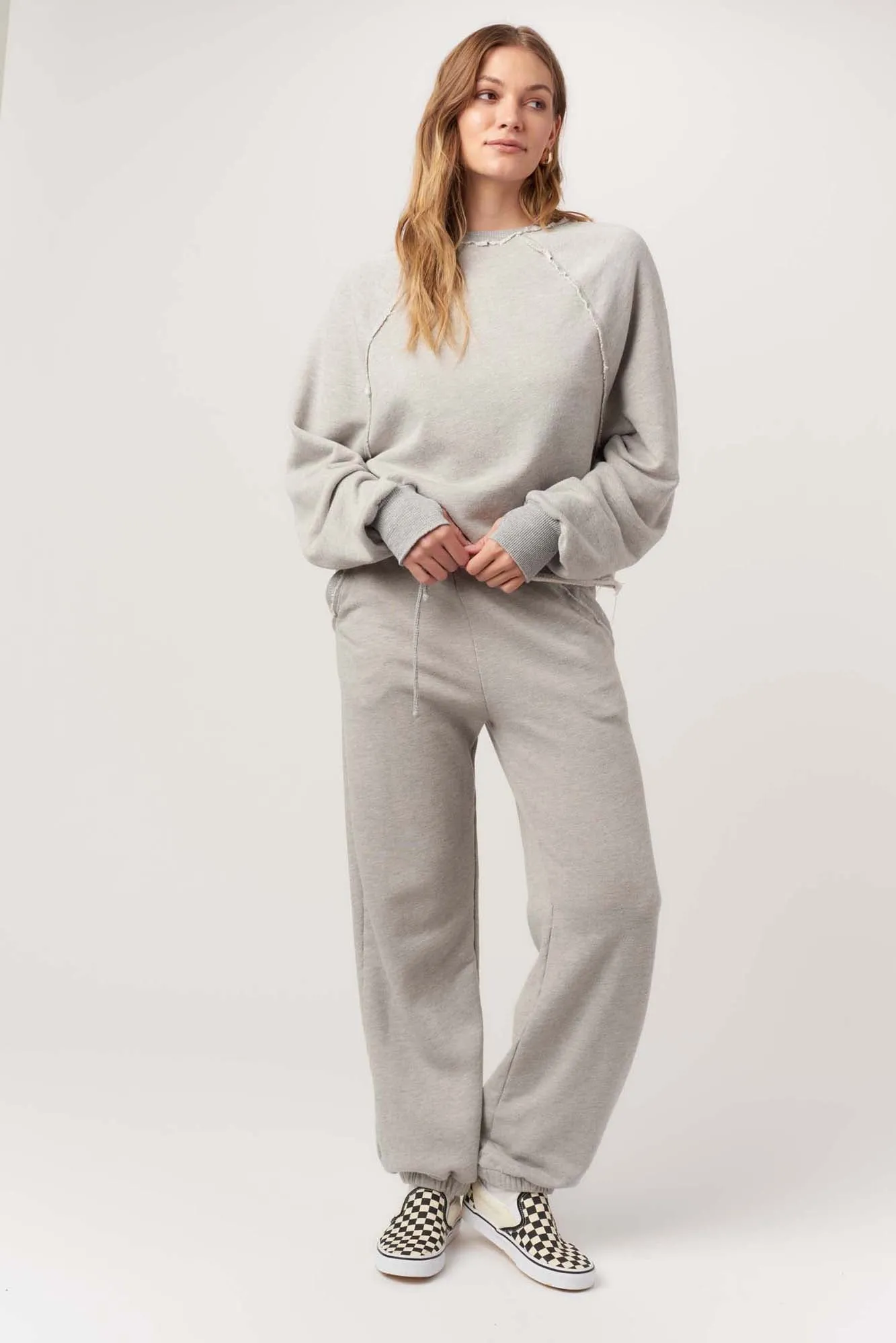 Paris Heathered Jogger - Heather Grey sold by Project Social T product image thumbnail 3