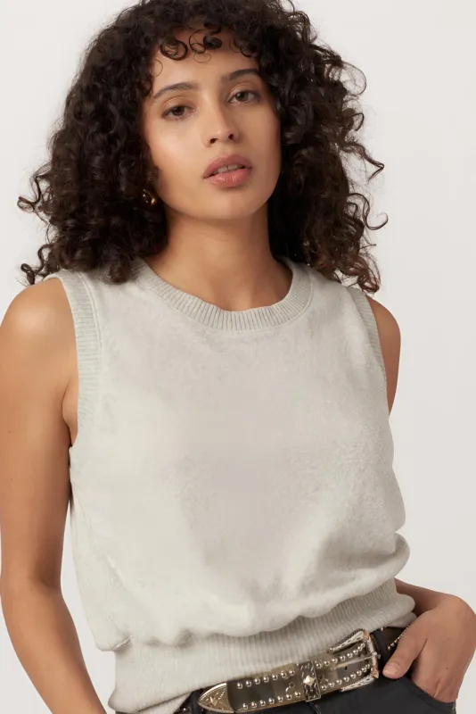 Keep It Casual Cozy Vest - Heather Grey sold by Project Social T