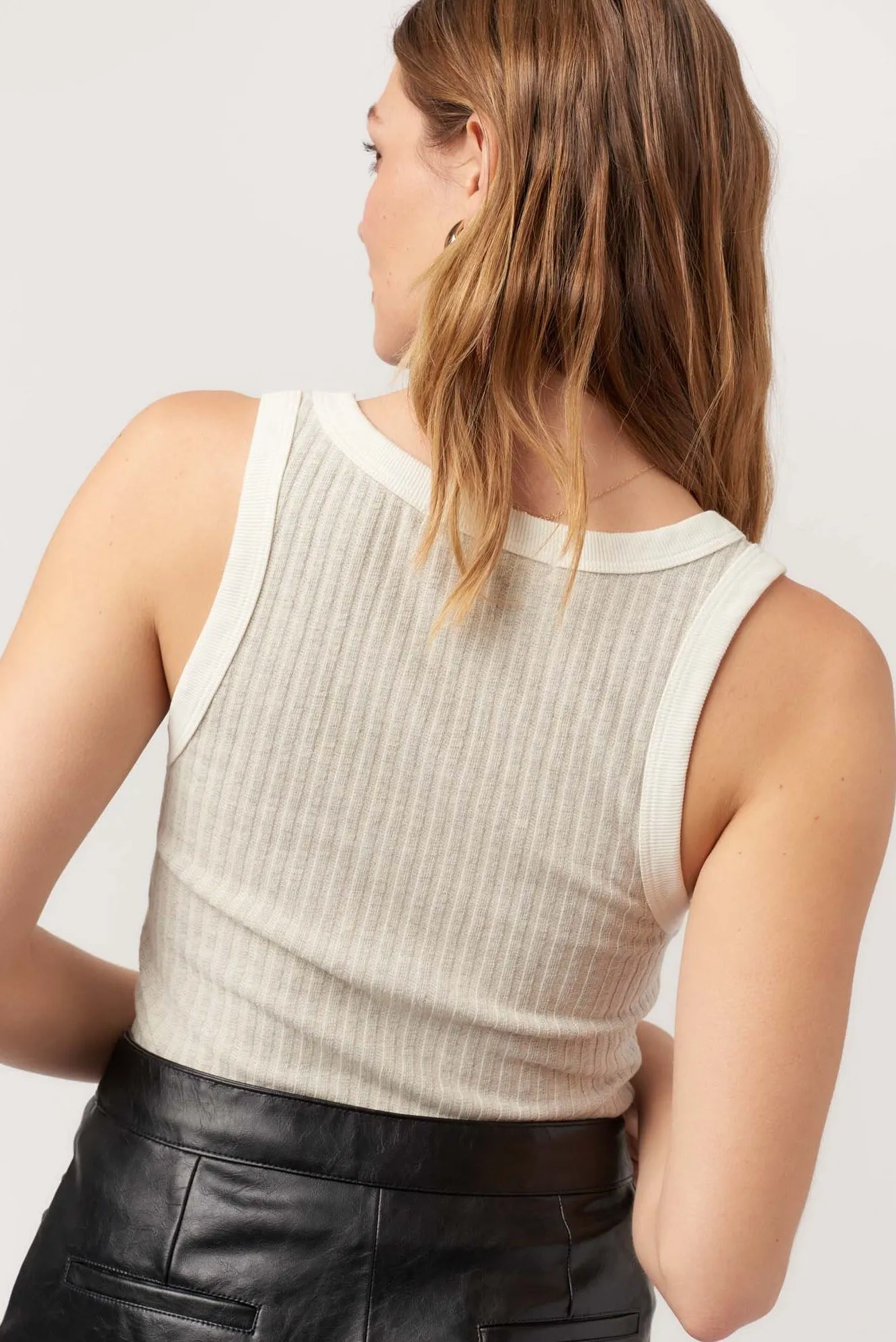 Cooper Sweater Rib Tank sold by Project Social T product image thumbnail 3