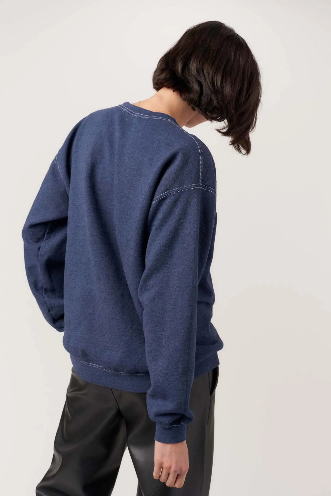 Game Day Football Sweatshirt - Navy Peony sold by Project Social T product image thumbnail 4