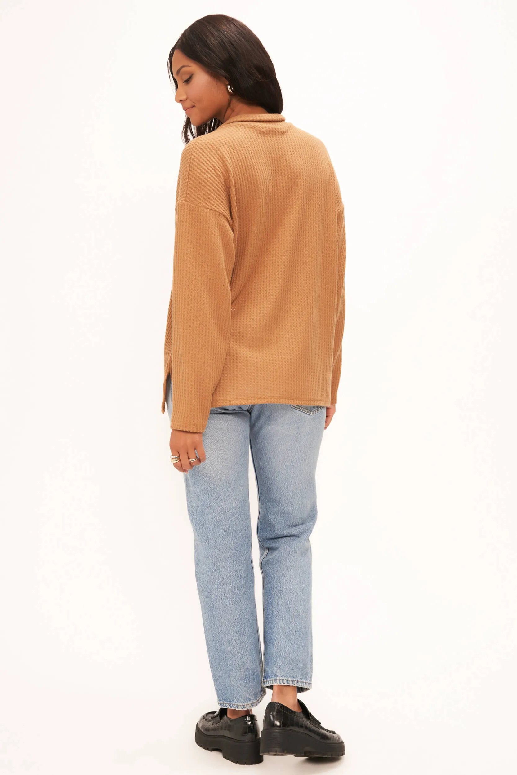 Last Kiss Cozy Half Zip Tunic sold by Project Social T product image thumbnail 4