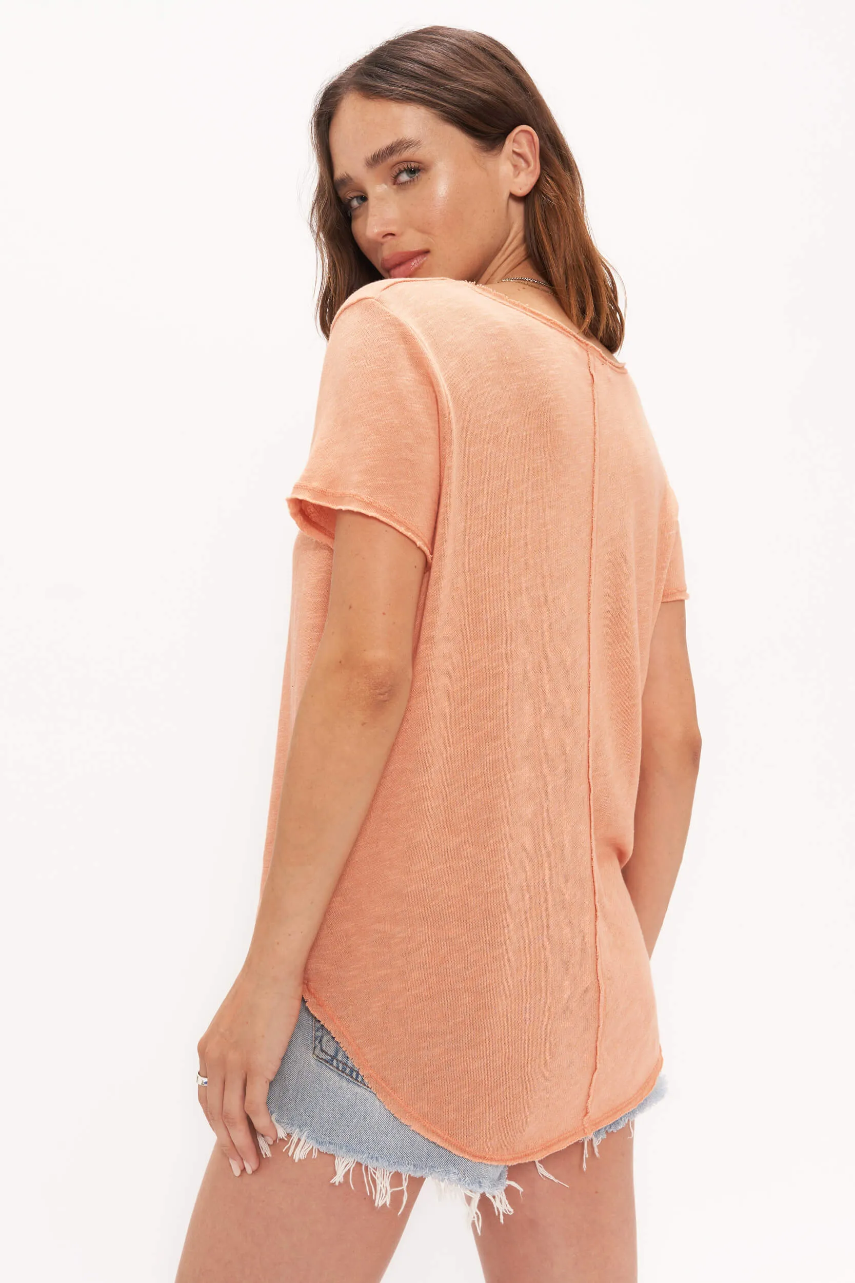 Wearever Tee - Sundown Orange sold by Project Social T product image thumbnail 2