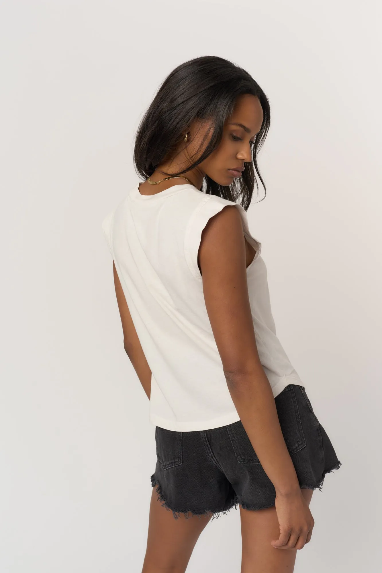 Rum Away Tank - Vintage White sold by Project Social T product image thumbnail 3