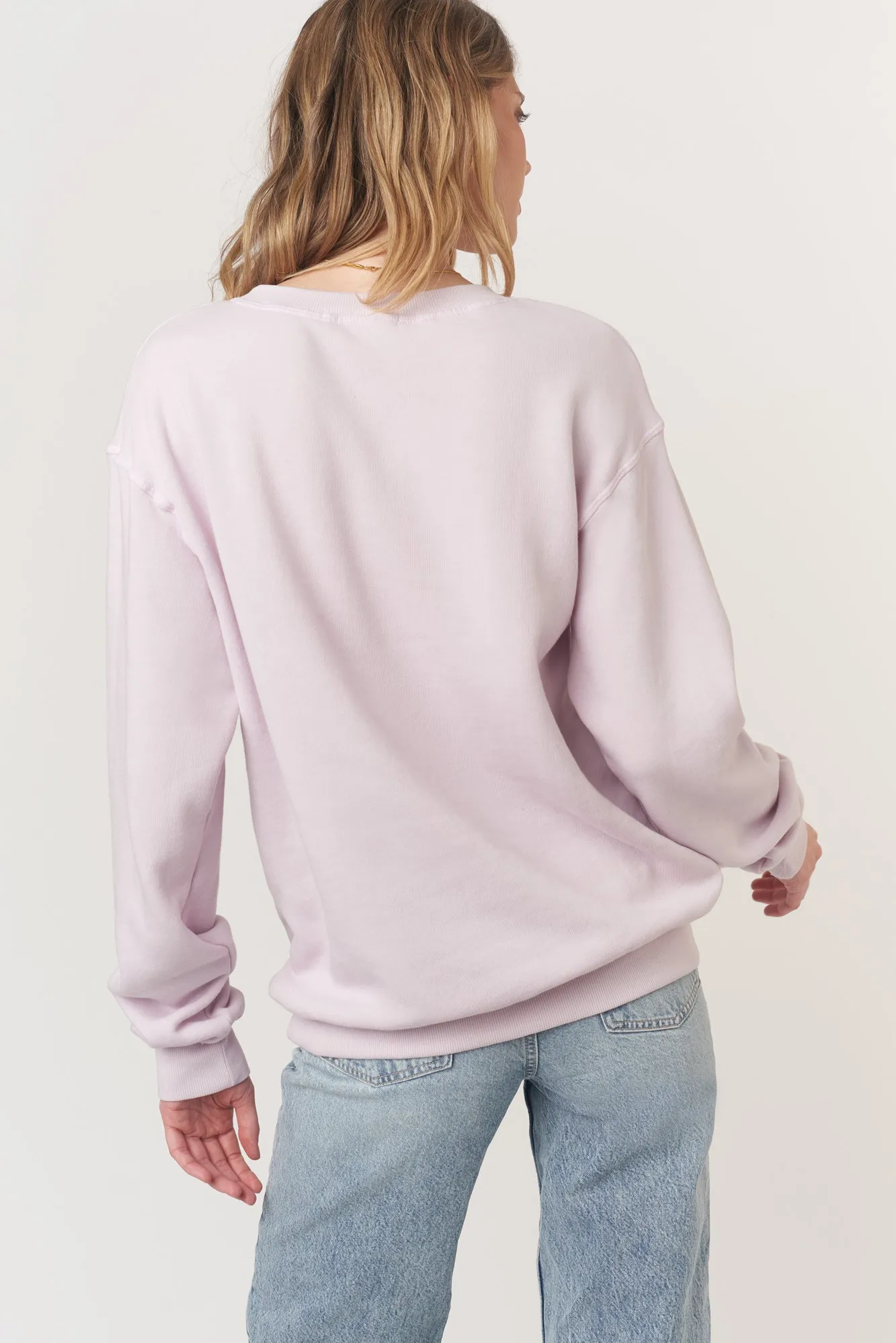 Tequila Sunrise/Santorini Sundown Reversible Sweatshirt - Frosted Violet sold by Project Social T product image thumbnail 4