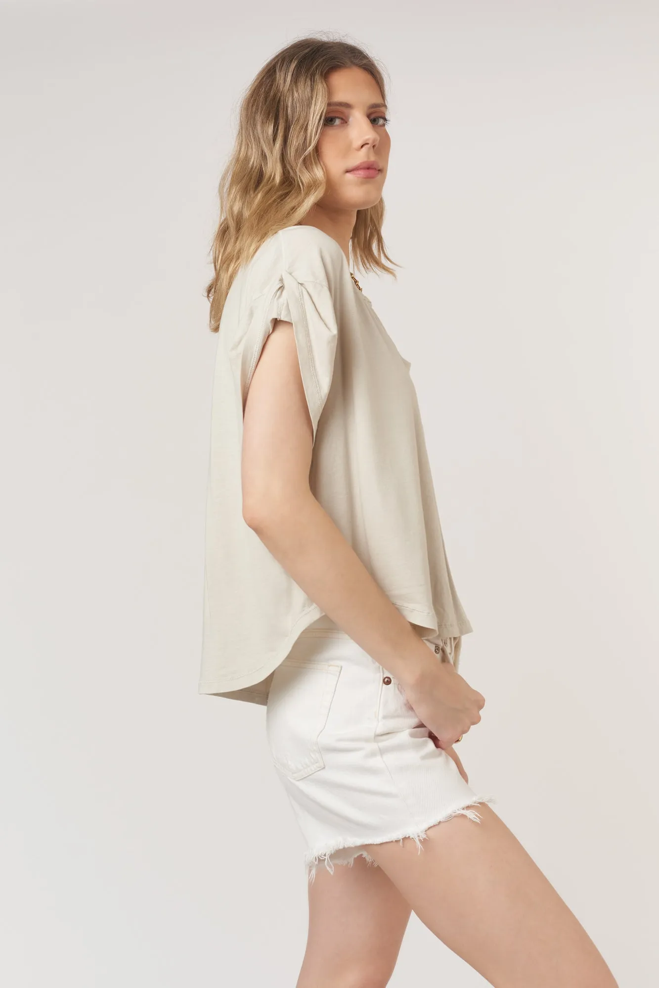 Sylas Notch Neck Tee sold by Project Social T product image thumbnail 2
