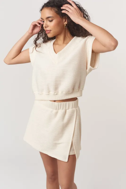 End Game Textured V-Neck Tee sold by Project Social T