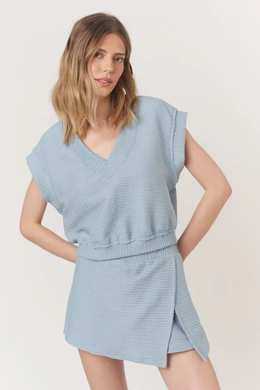 End Game Textured V-Neck Tee sold by Project Social T