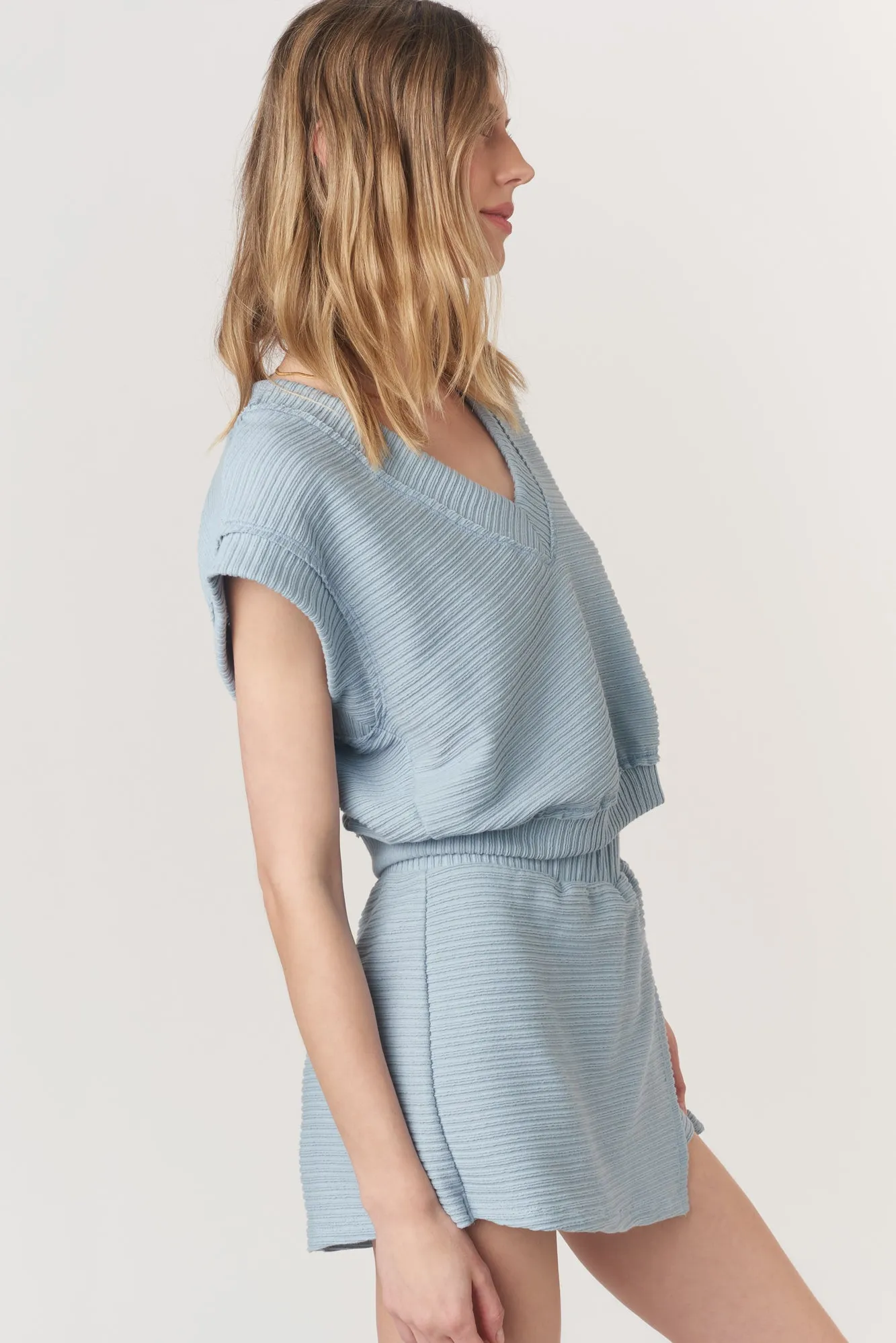 End Game Textured V-Neck Tee sold by Project Social T product image thumbnail 3