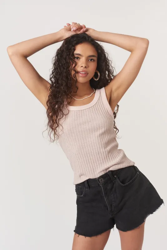 Cooper Sweater Rib Tank made by Project Social T