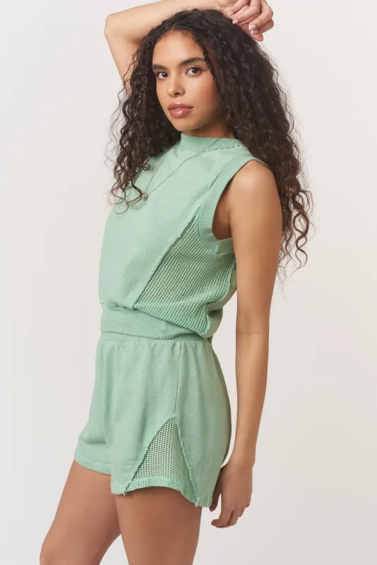 Aster Seamed Tank - Mint Kiss sold by Project Social T