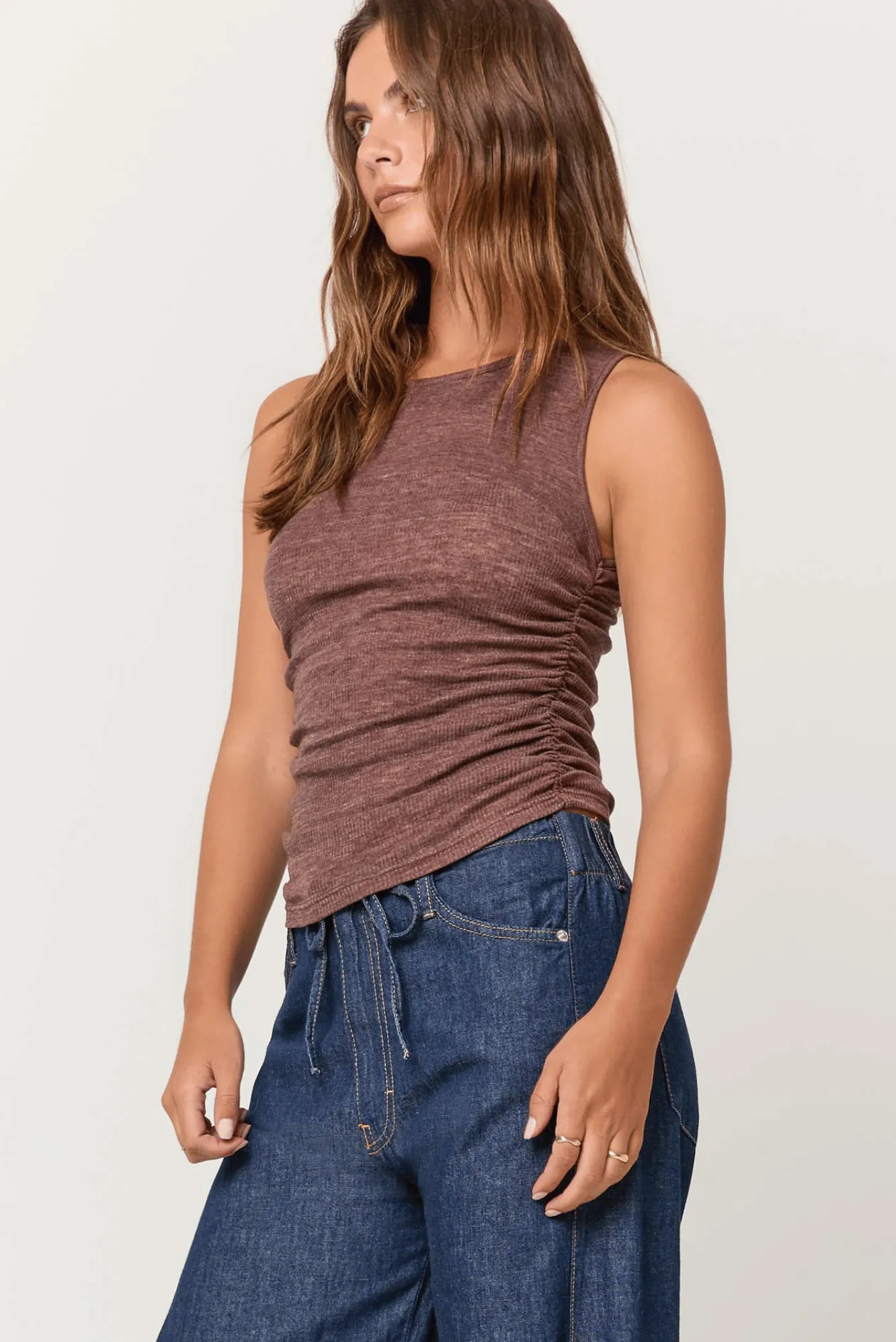 Cristalla Mixed Rib Tank sold by Project Social T product image thumbnail 4