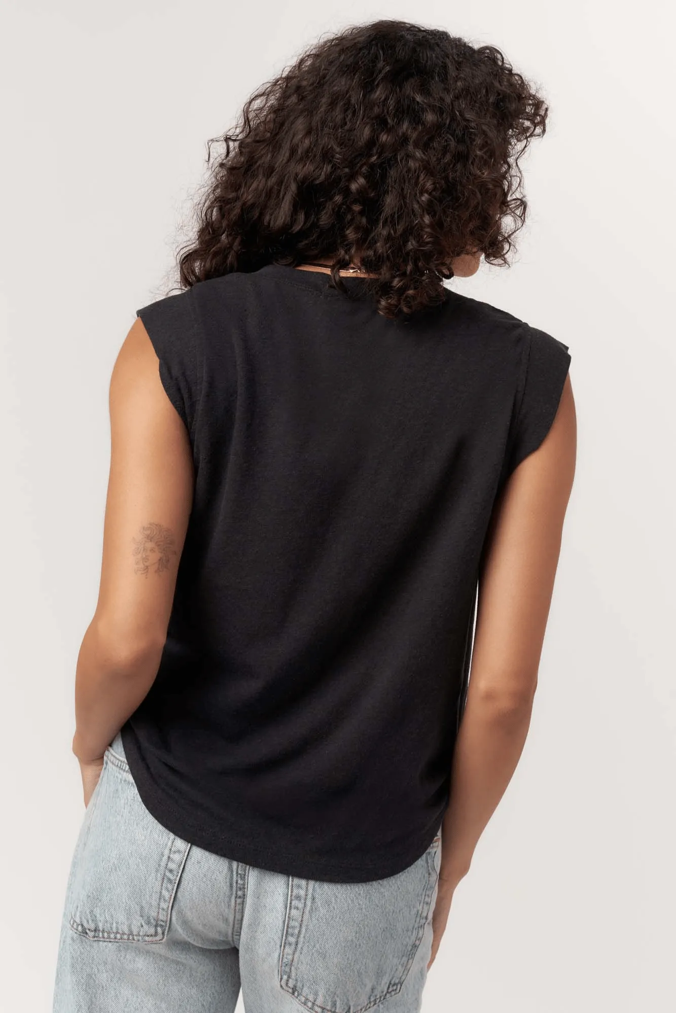 Rue V-Neck Tank - Black sold by Project Social T product image thumbnail 3