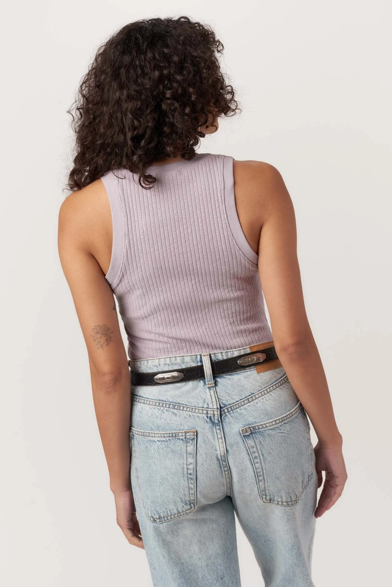 Suki Scoop Neck Rib Tank sold by Project Social T product image thumbnail 3