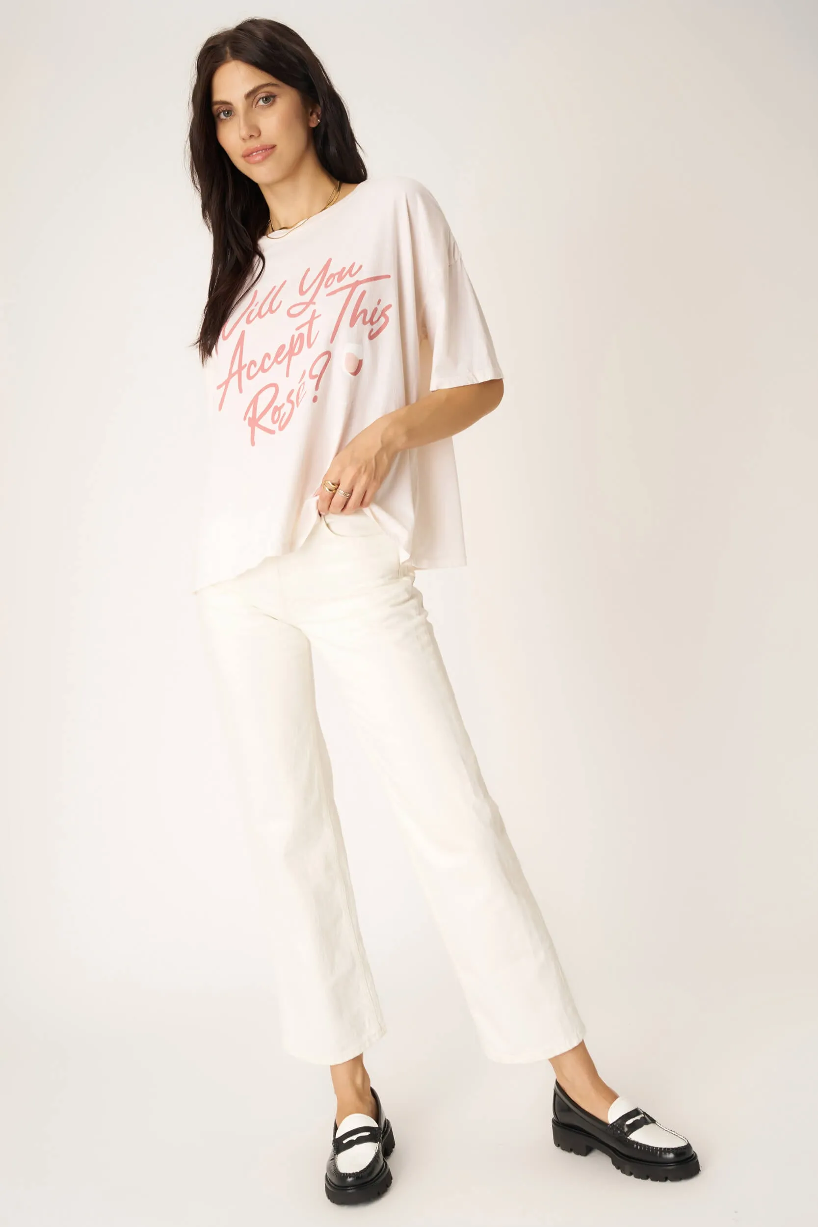 Will You Accept This Rosé Tee - Pink Cloud sold by Project Social T product image thumbnail 2