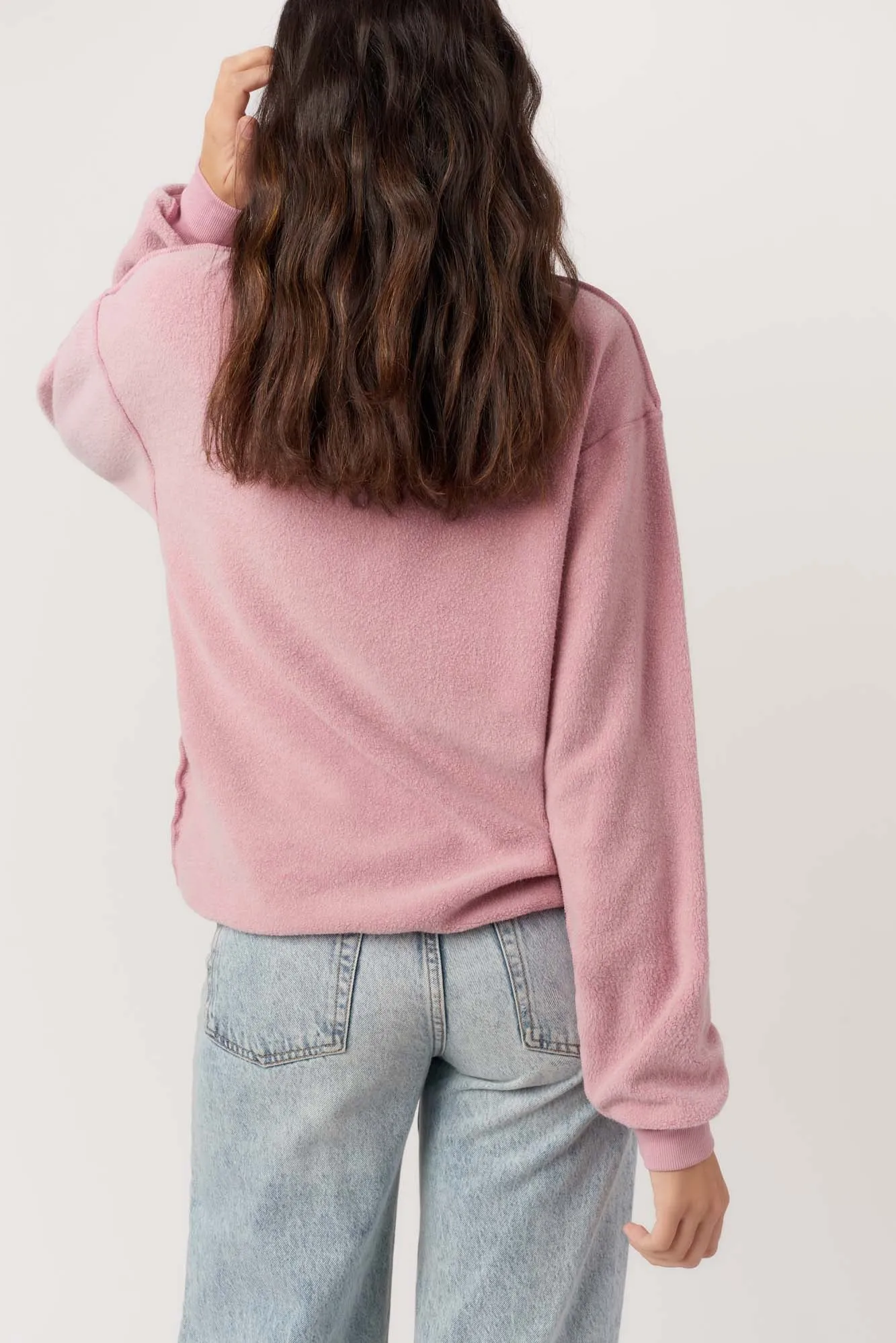 Paloma/Prosecco Reversible Sweatshirt - Blushing Mauve sold by Project Social T product image thumbnail 5